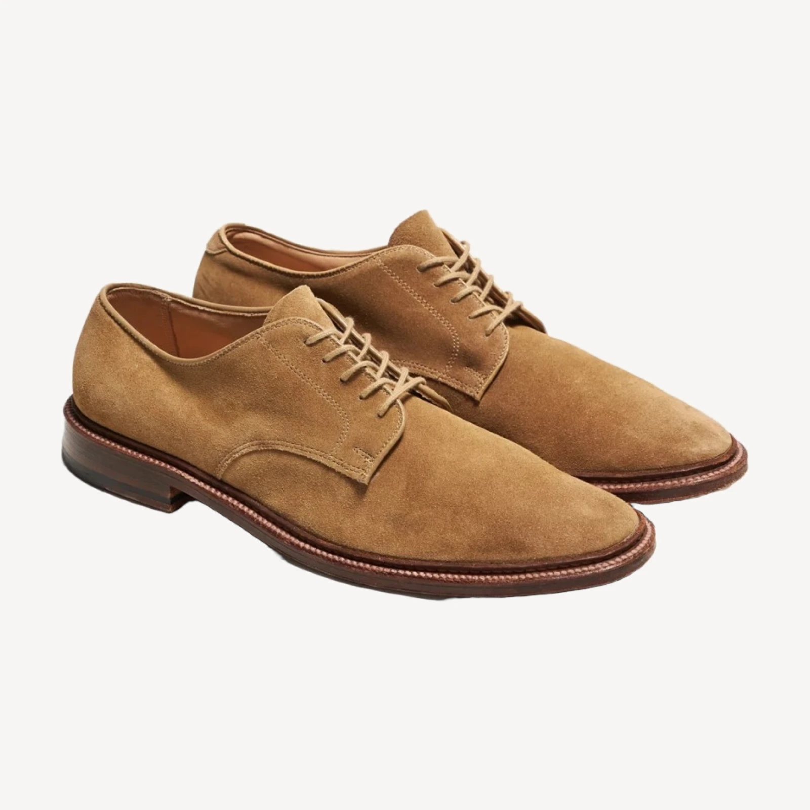 Alden Unlined Suede Plain Toe Blucher