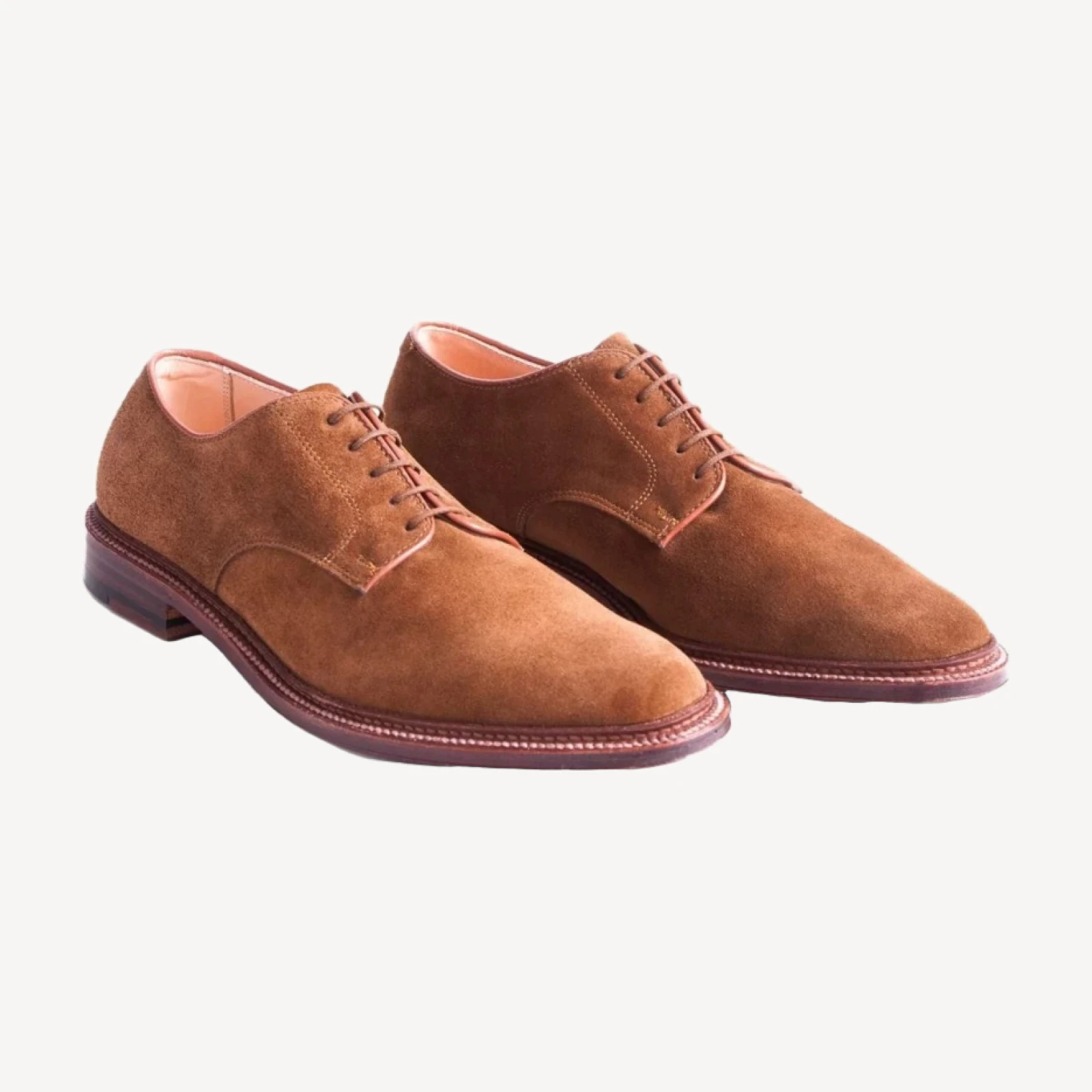 Alden Unlined Suede Plain Toe Blucher