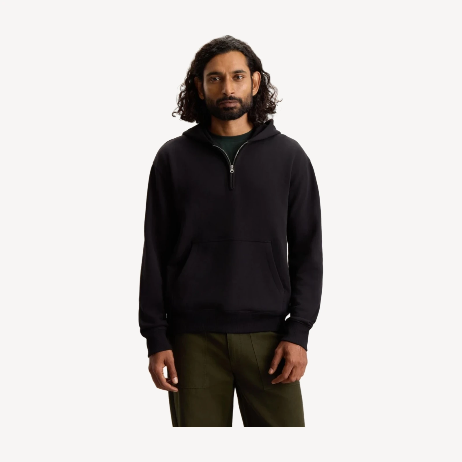 QUARTER ZIP HOODIE