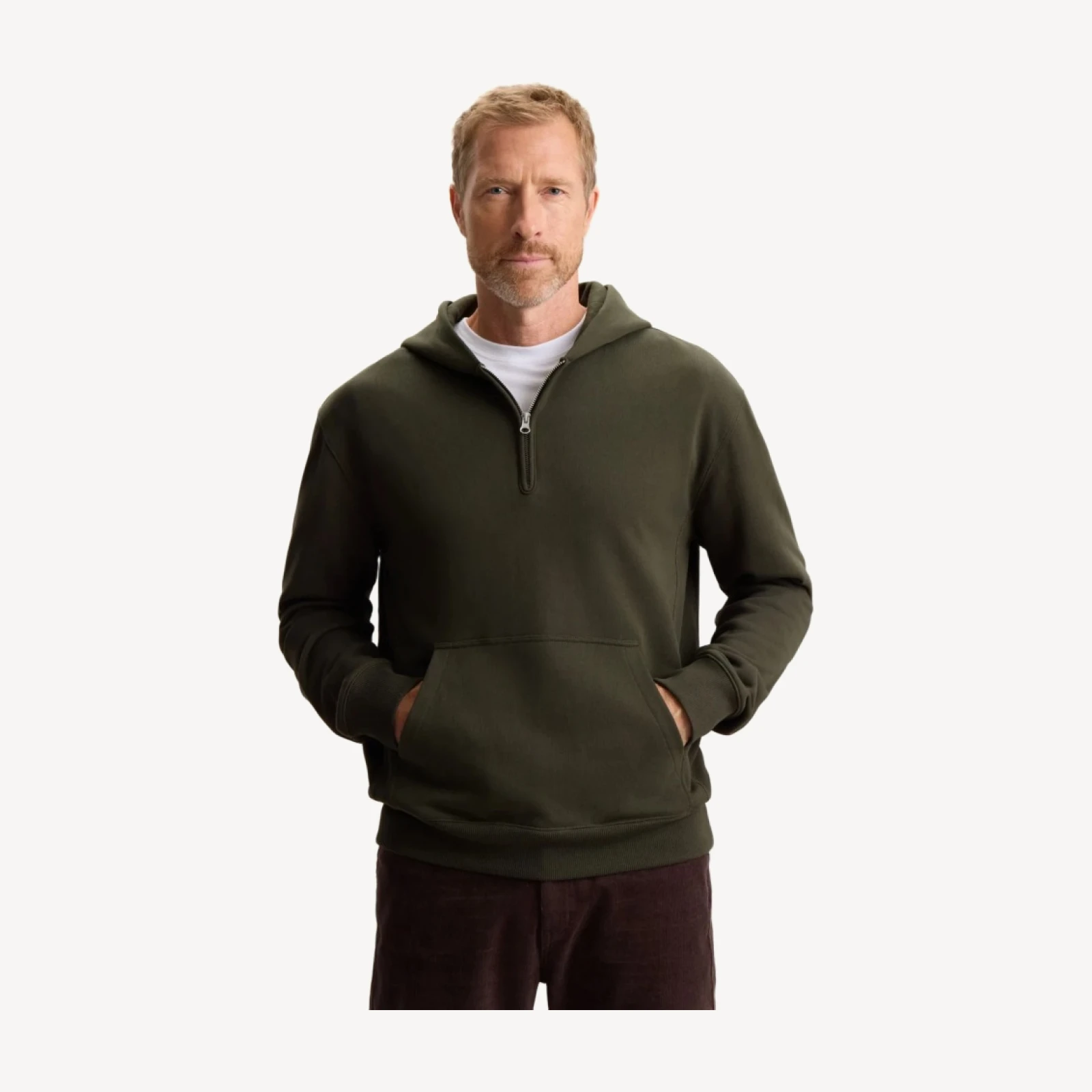QUARTER ZIP HOODIE