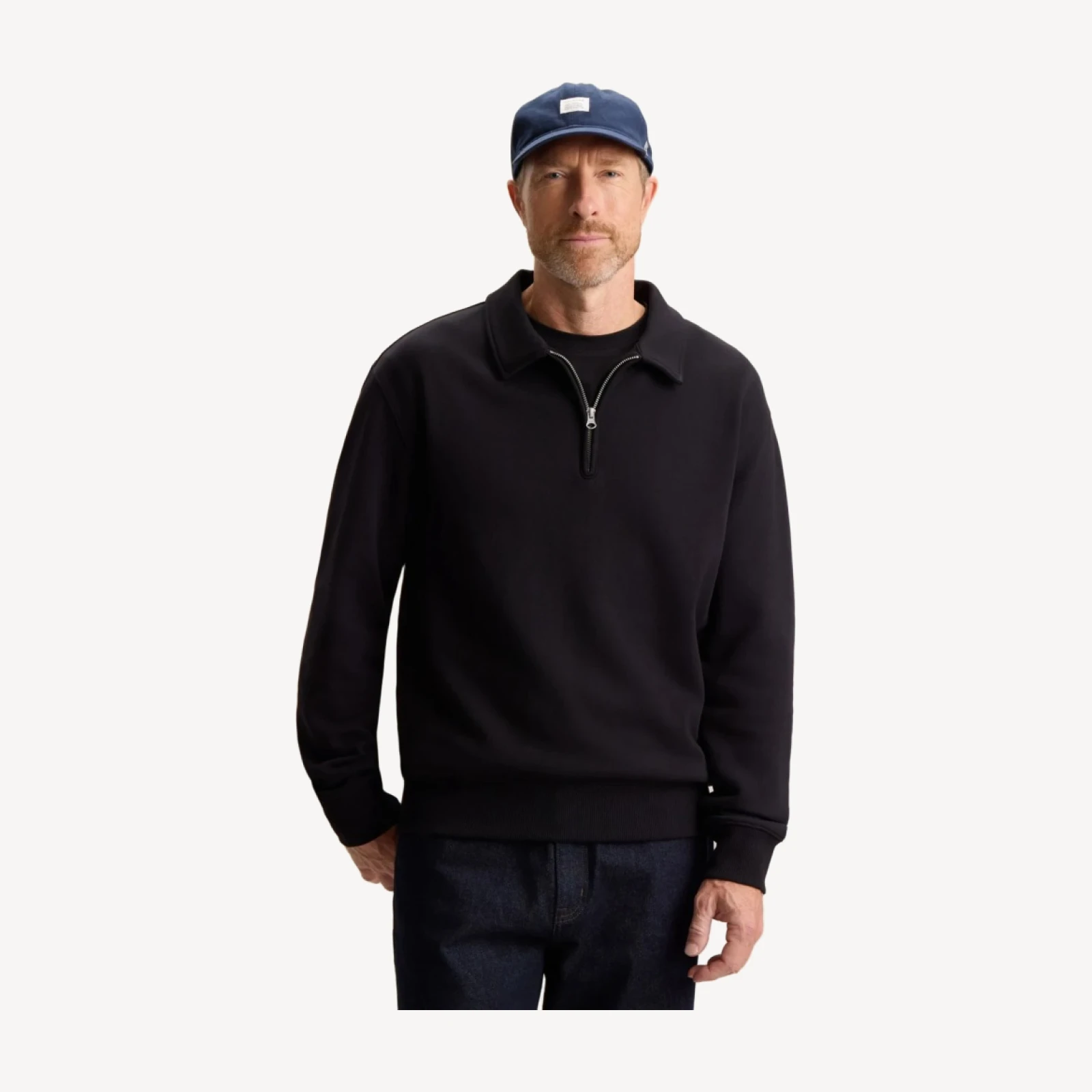 QUARTER ZIP POLO