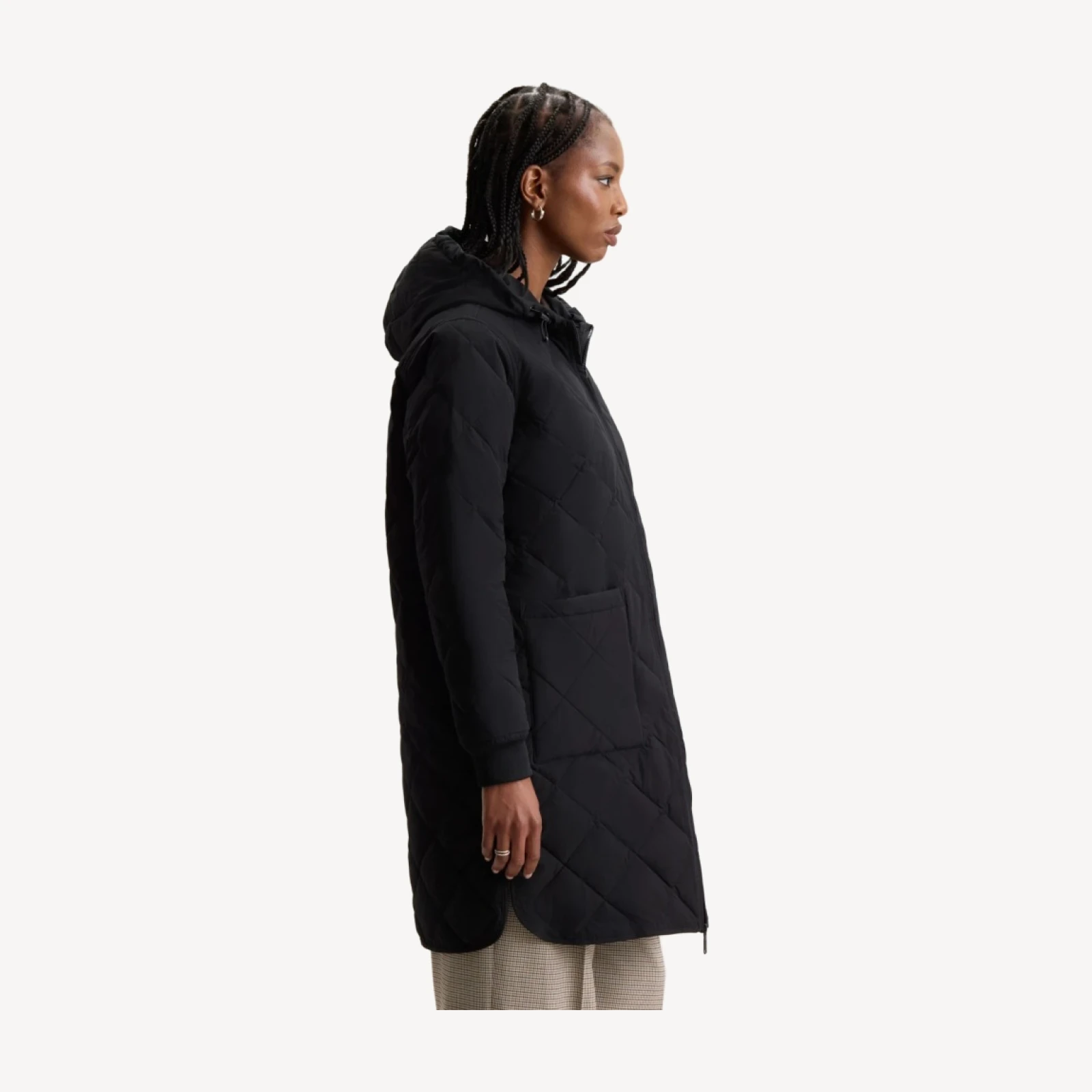 SKYLINE MAXI HOODED JACKET