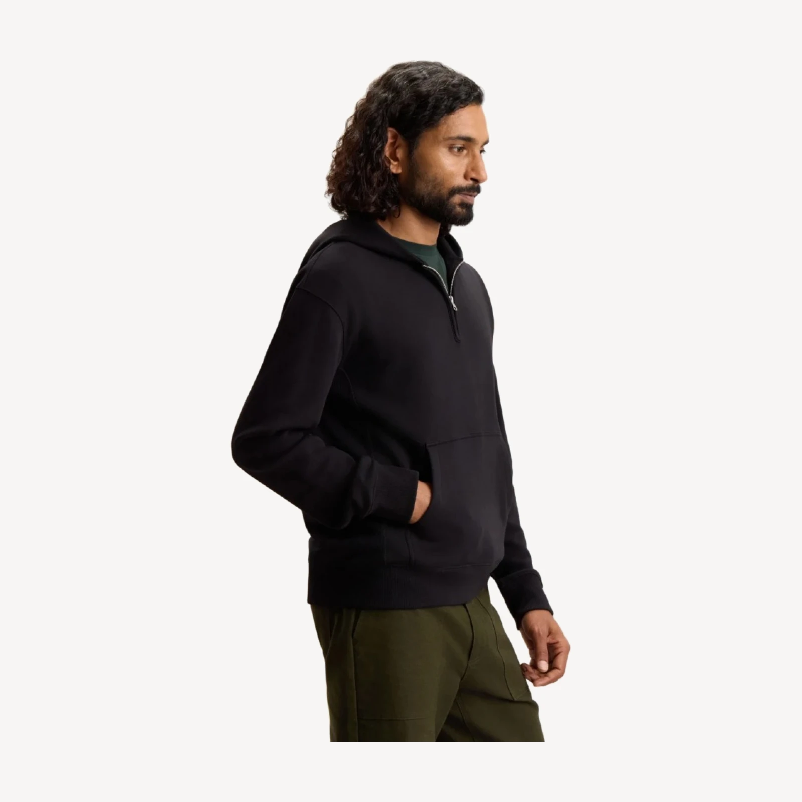 QUARTER ZIP HOODIE