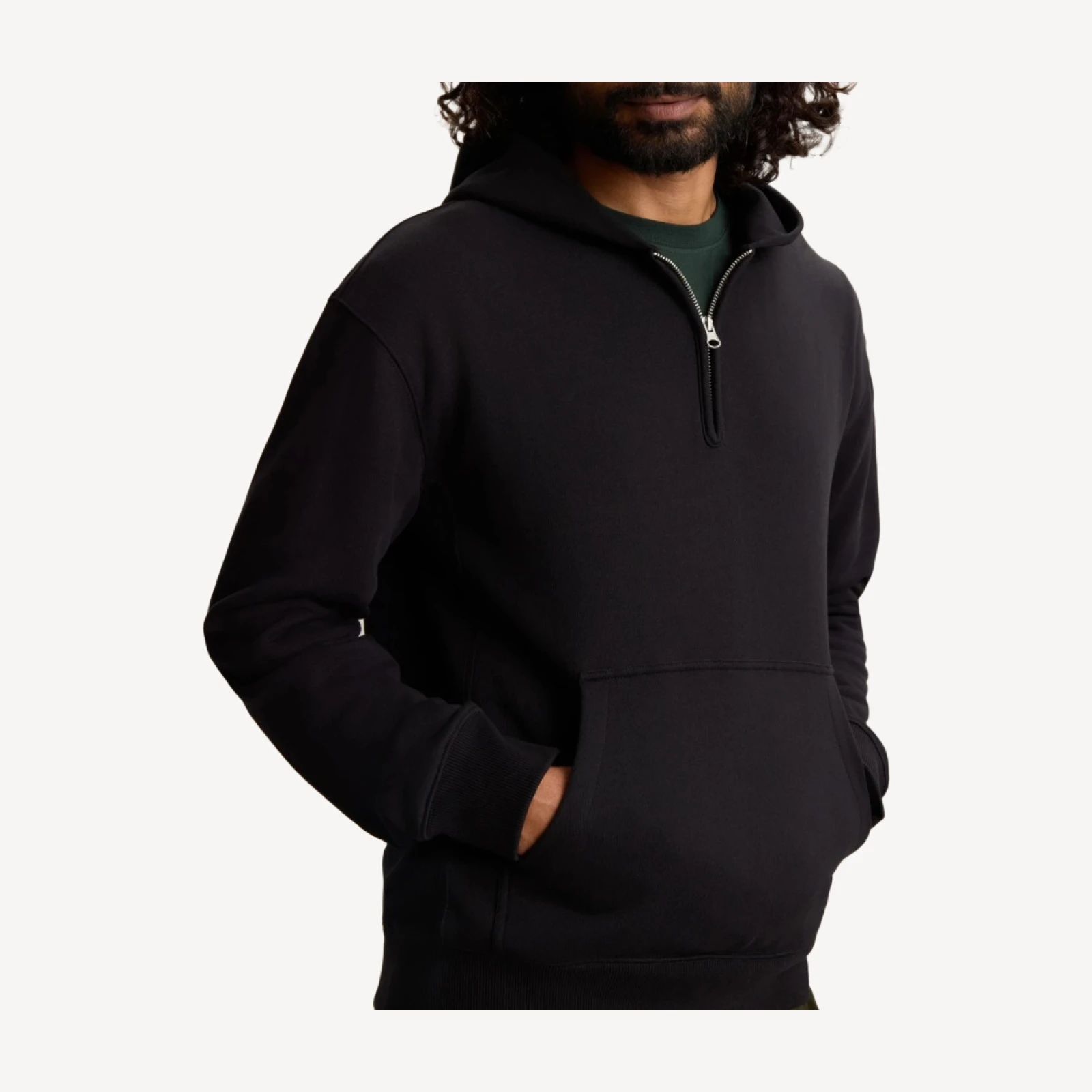 QUARTER ZIP HOODIE