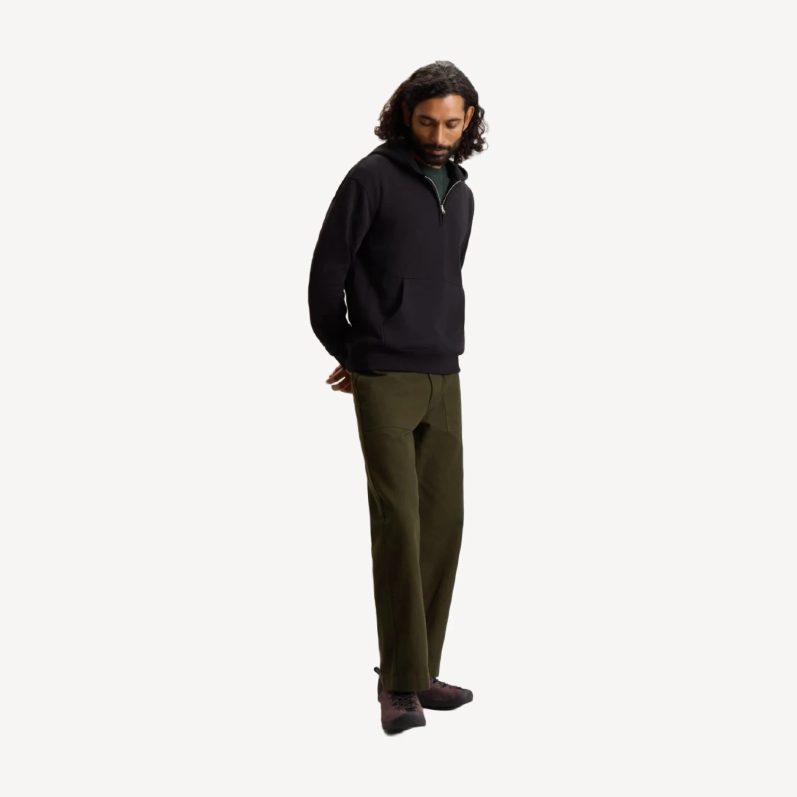 QUARTER ZIP HOODIE