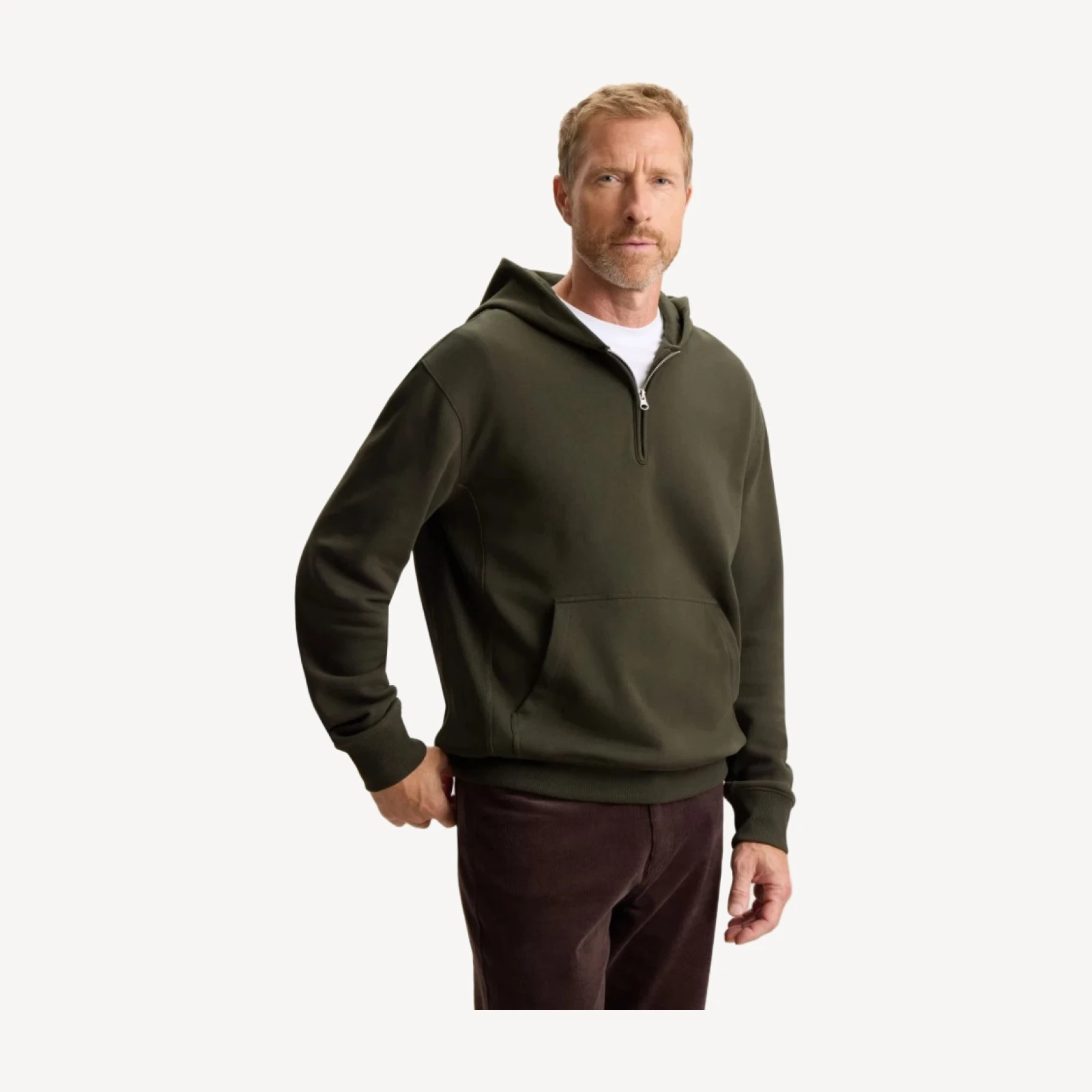 QUARTER ZIP HOODIE