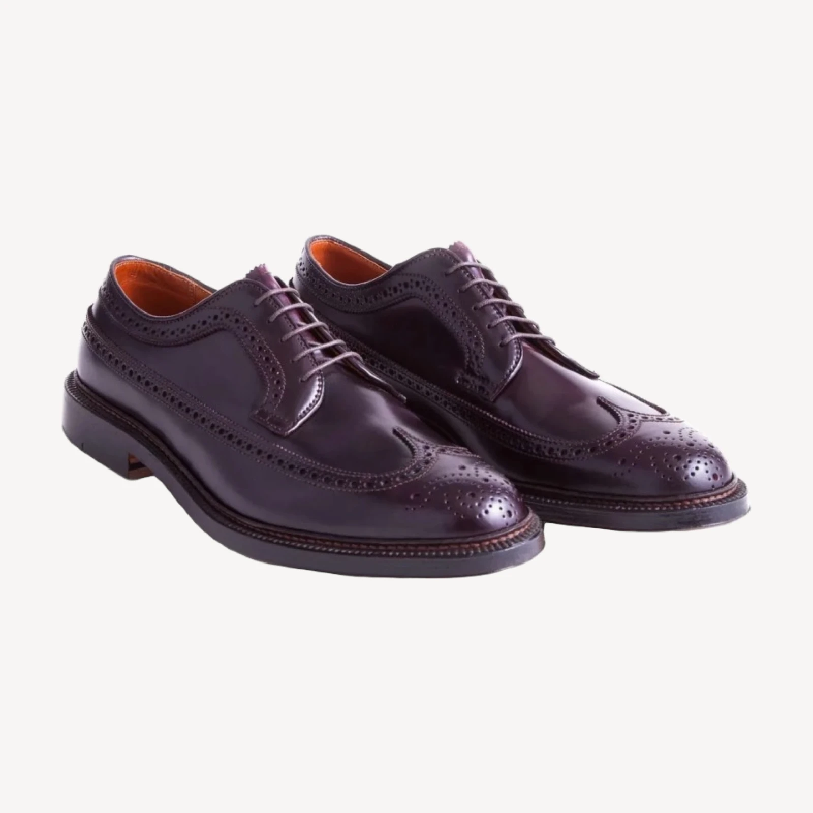 Alden Cordovan Longwing In Dark Burgundy