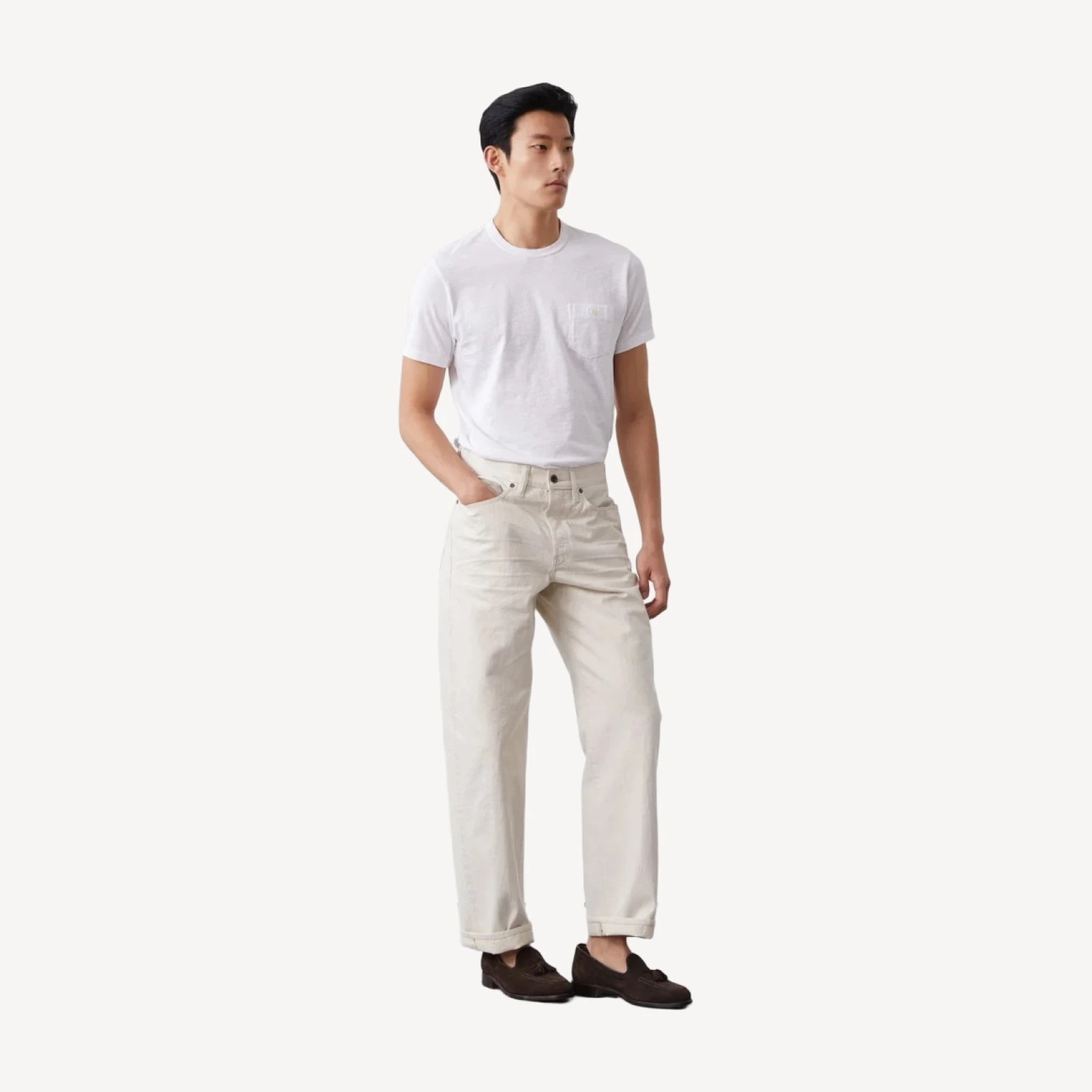 Made in L.A. Homespun Slub Pocket Tee