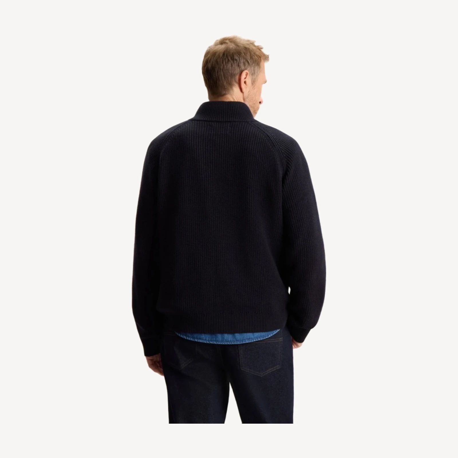 ESSENTIAL QUARTER-ZIP SWEATER