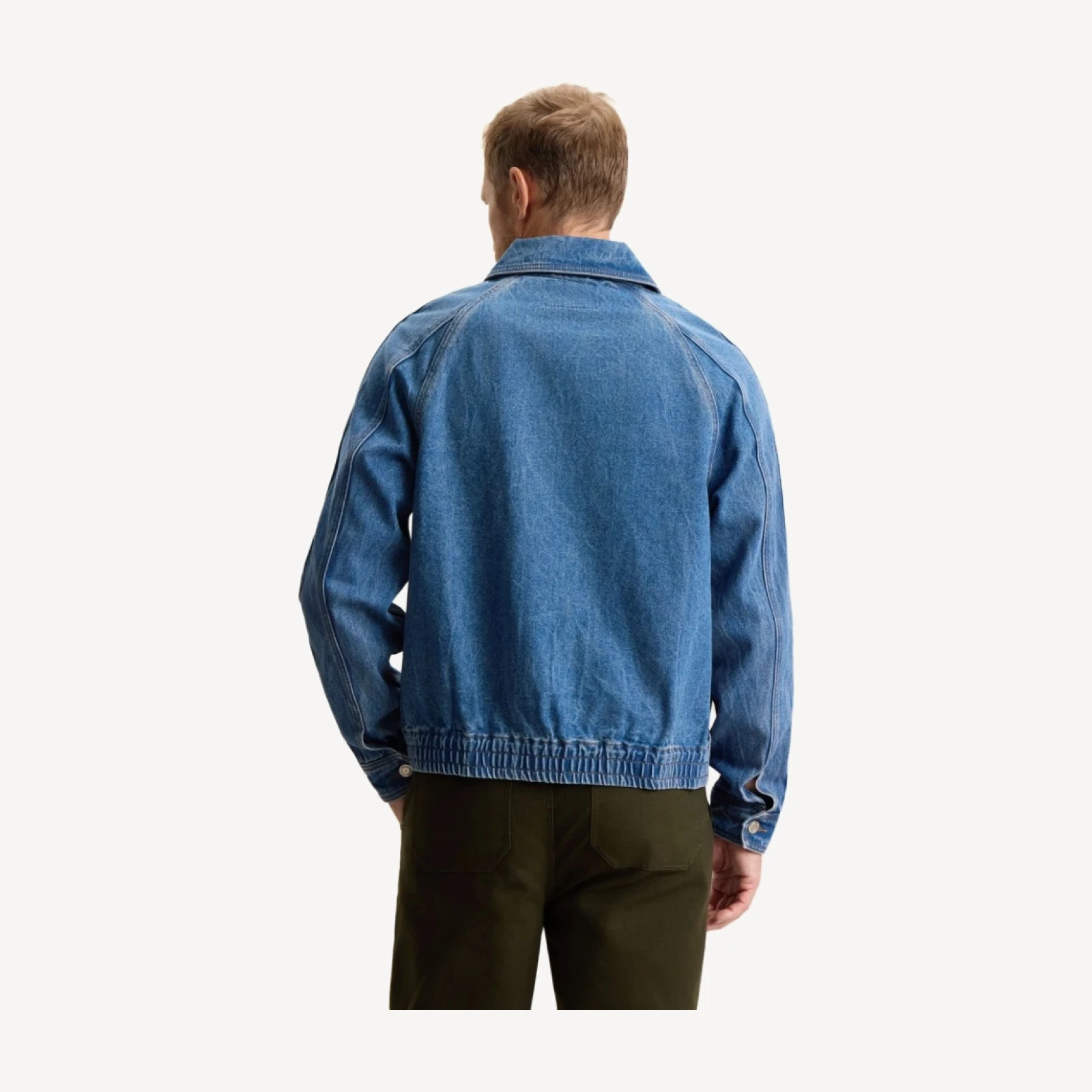 DENIM BOMBER JACKET