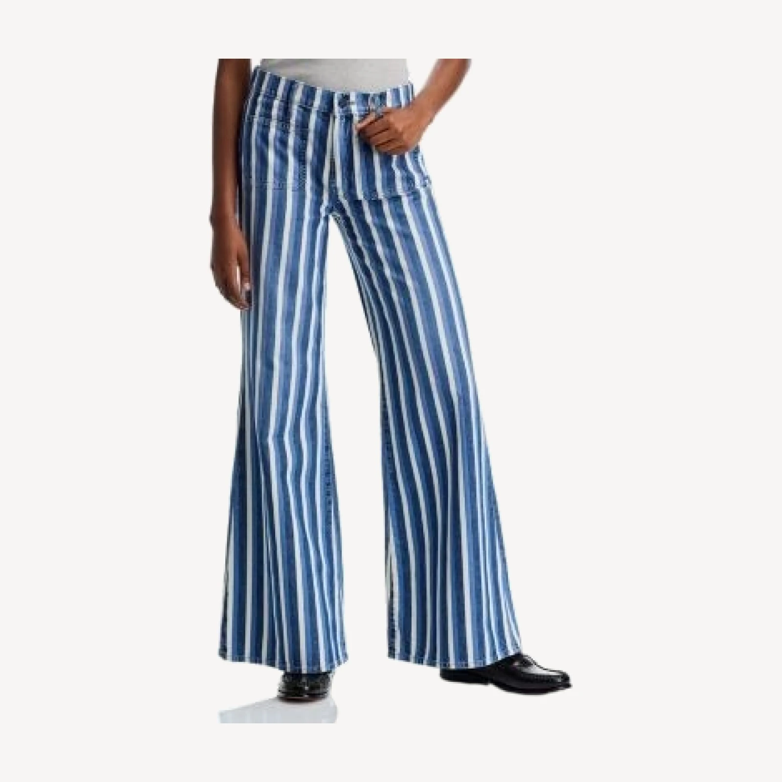 Mother Patch Pocket Twister Sneaker Jeans in Following Up