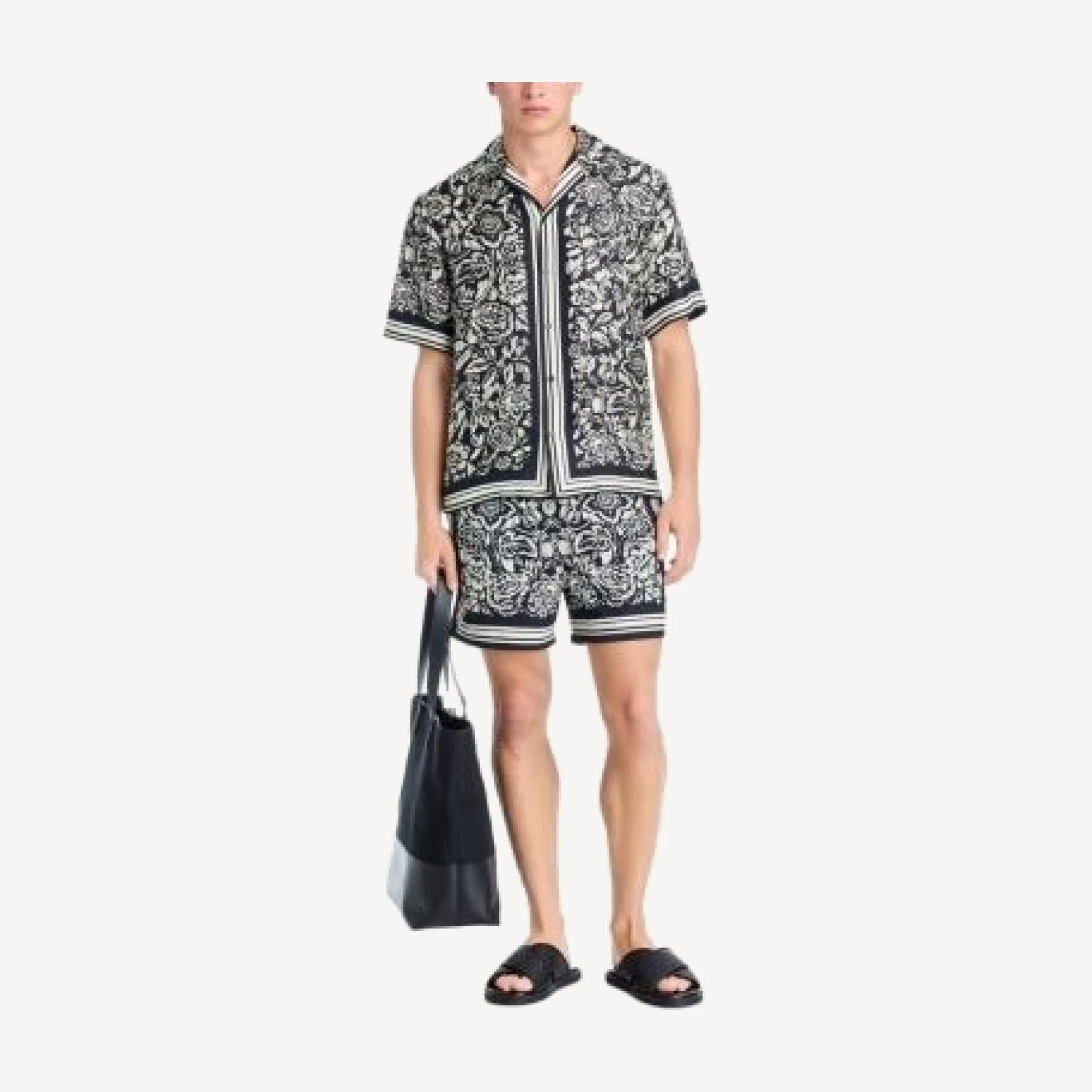 Simkhai Clarke Silk Printed Skirt