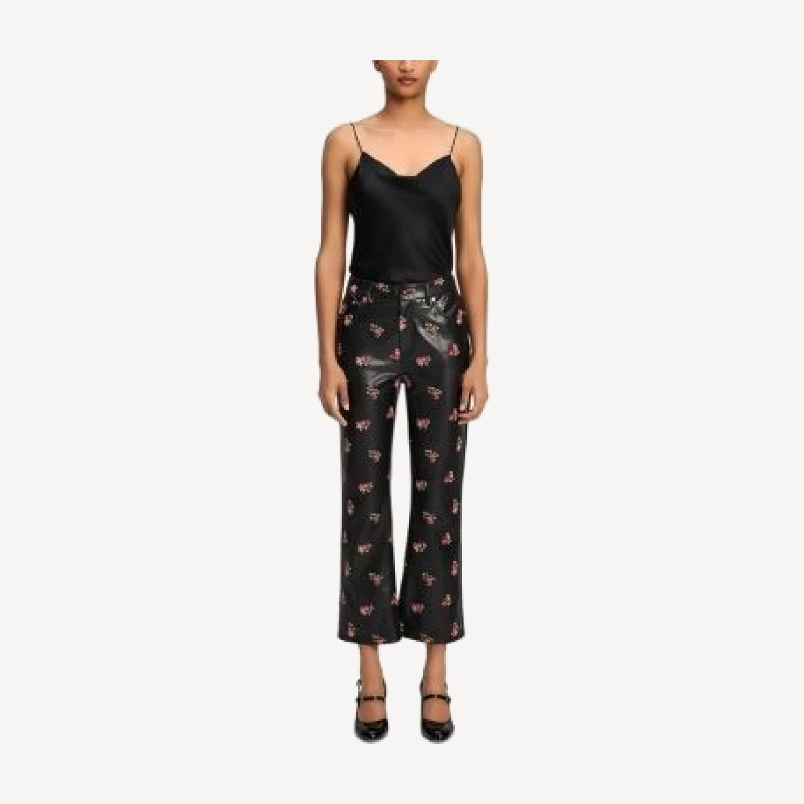 Cinq a Sept Tossed Roses Stevie Pants