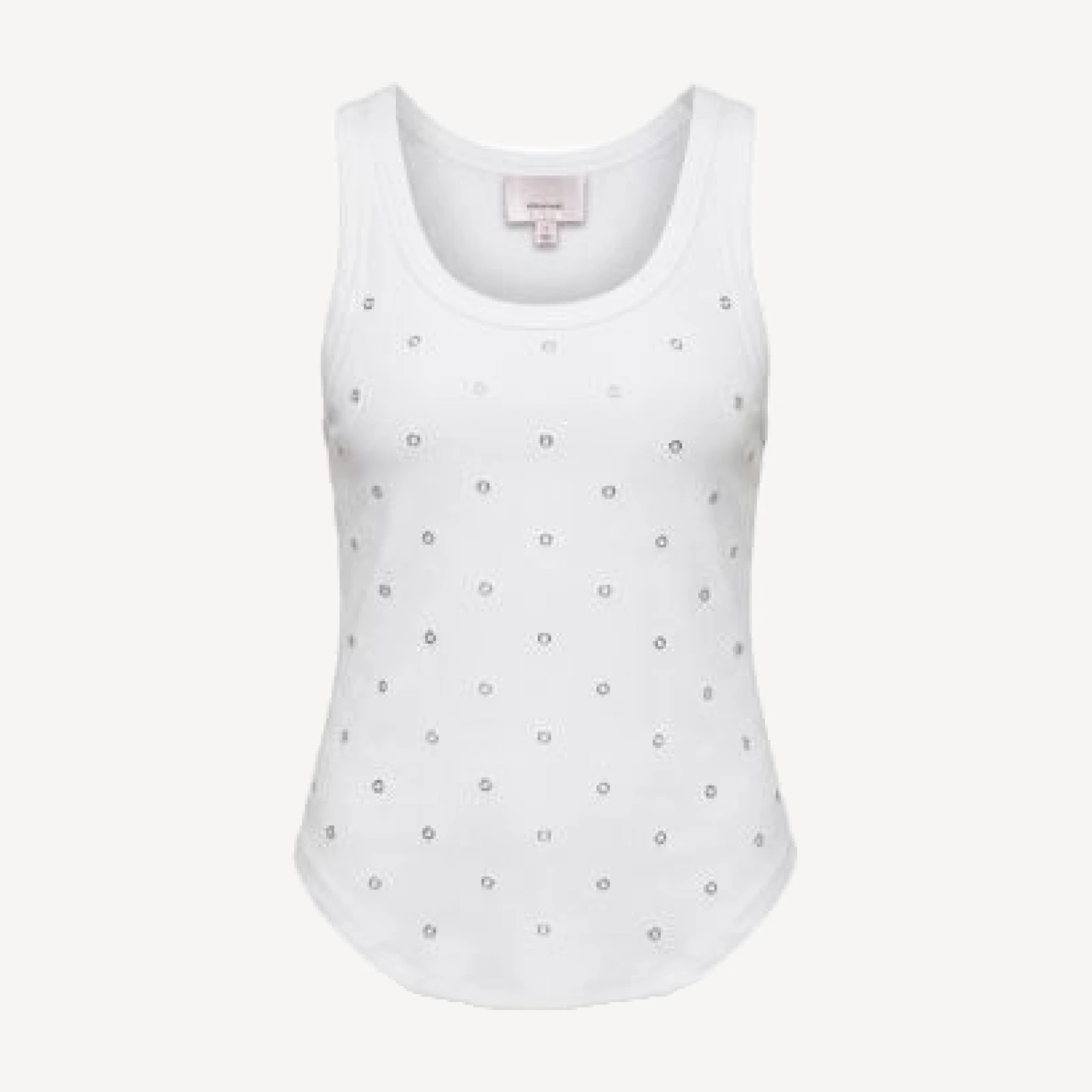 Cinq a Sept Quenta Grommet Stretch Cotton Tank