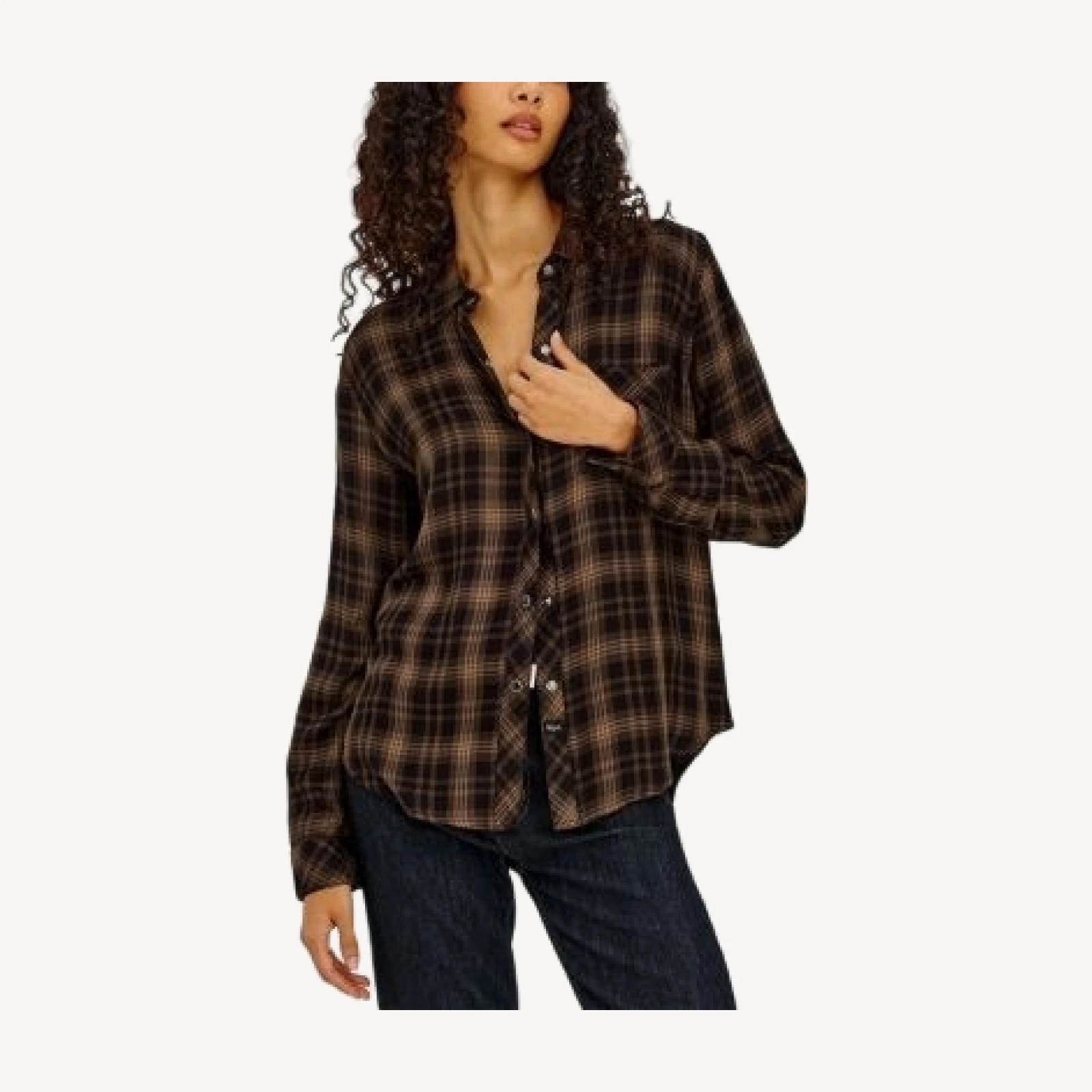 Rails Hunter Button Front Woven Shirt