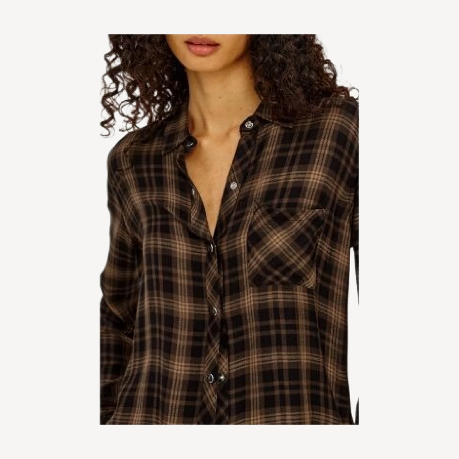 Rails Hunter Button Front Woven Shirt