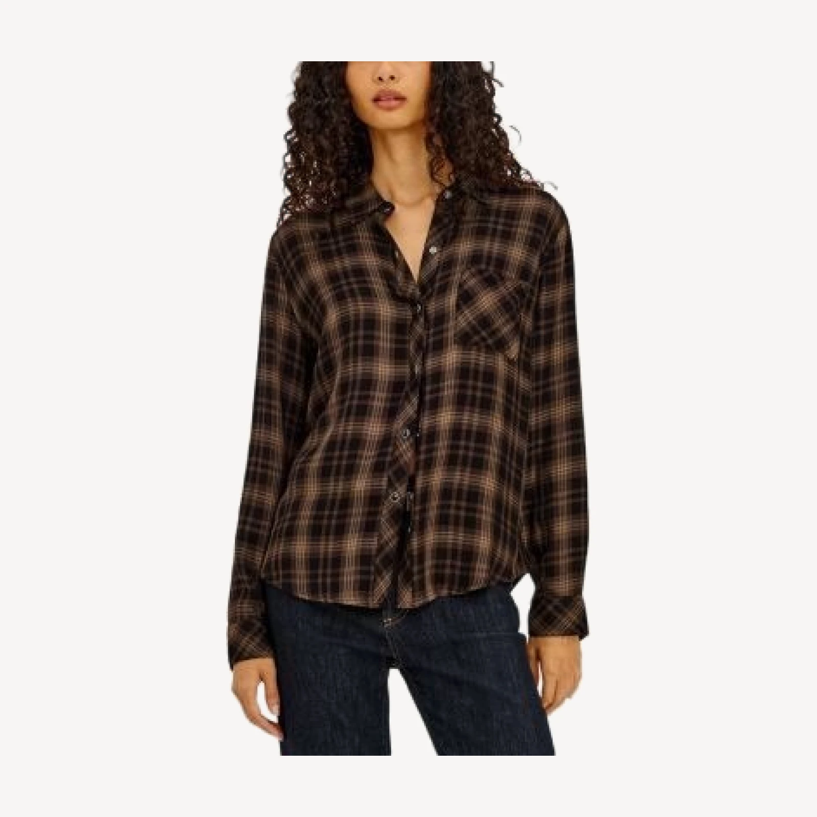 Rails Hunter Button Front Woven Shirt