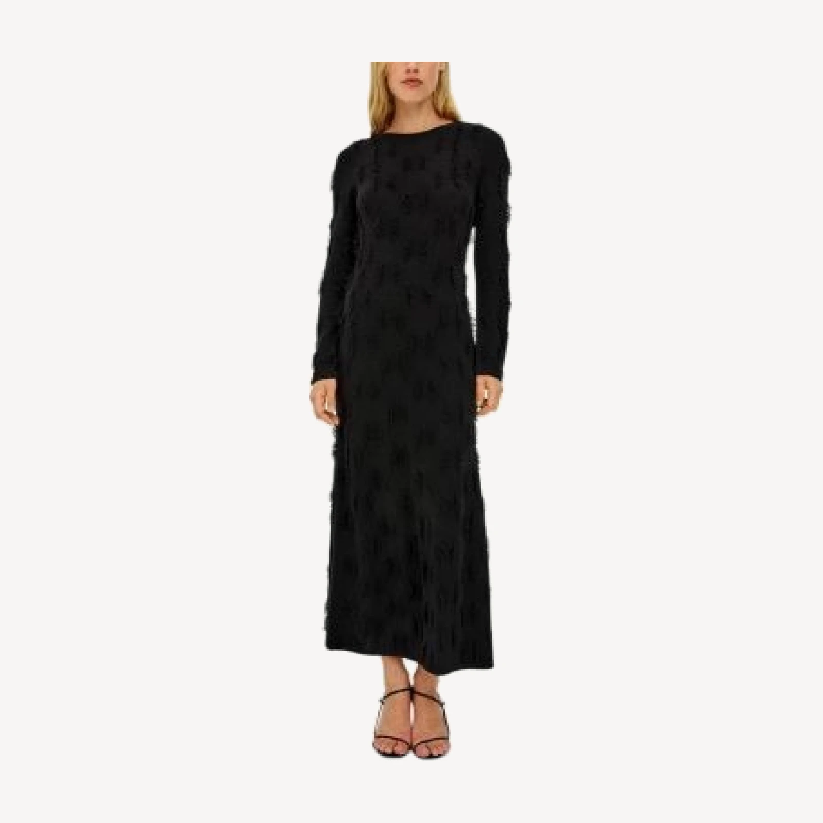 Rails Sulma Silk Blend Fringed Maxi Dress