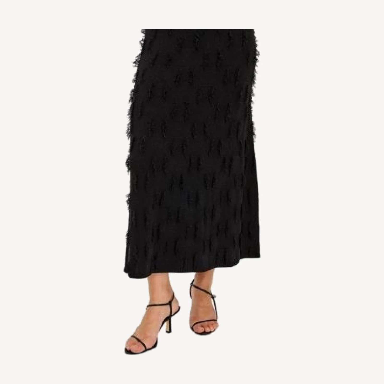 Rails Sulma Silk Blend Fringed Maxi Dress