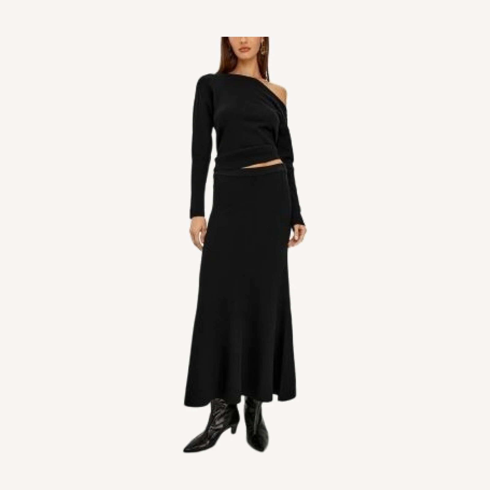 Rails Odita Wool Blend A Line Maxi Skirt