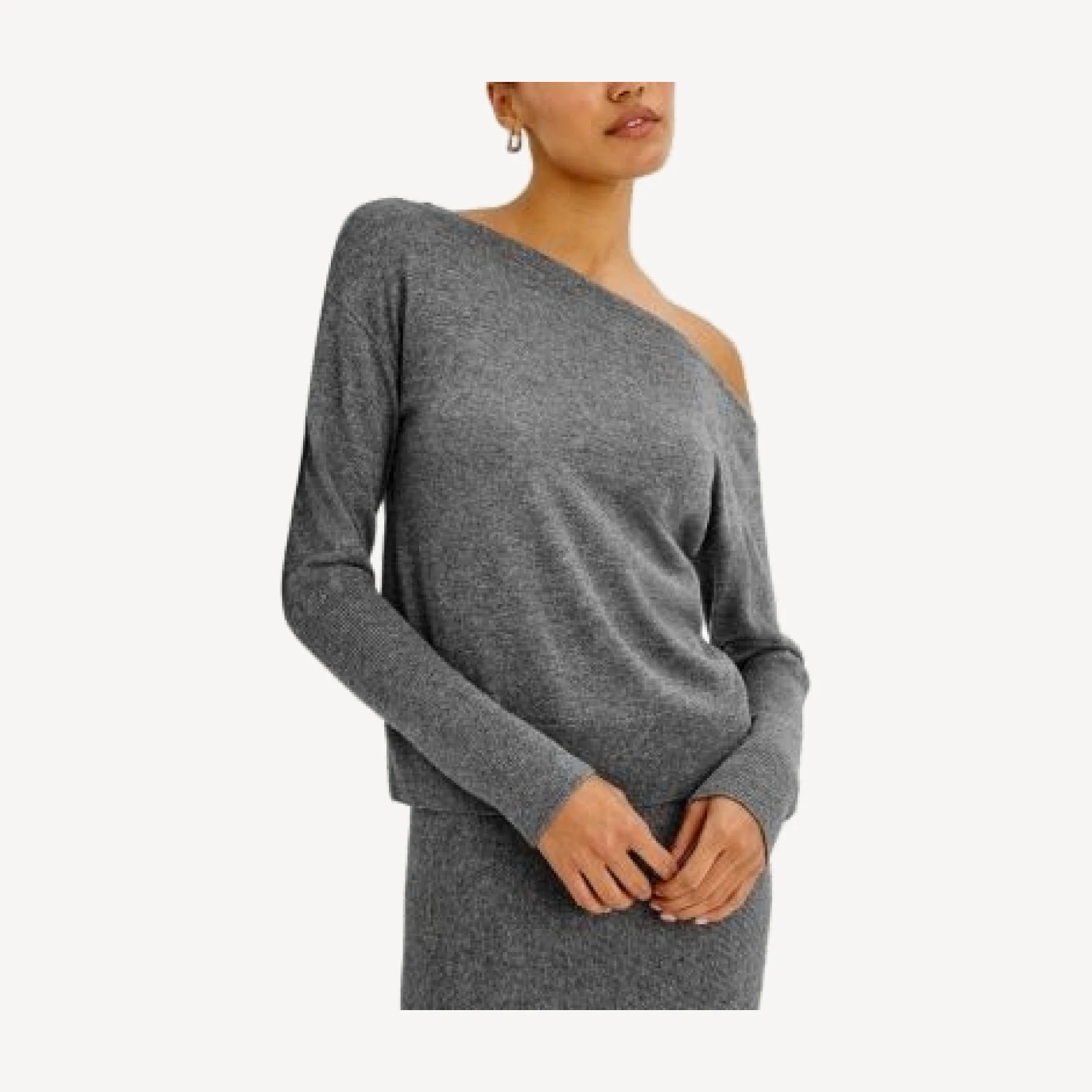 Rails Tianna Wool Blend One Shoulder Top