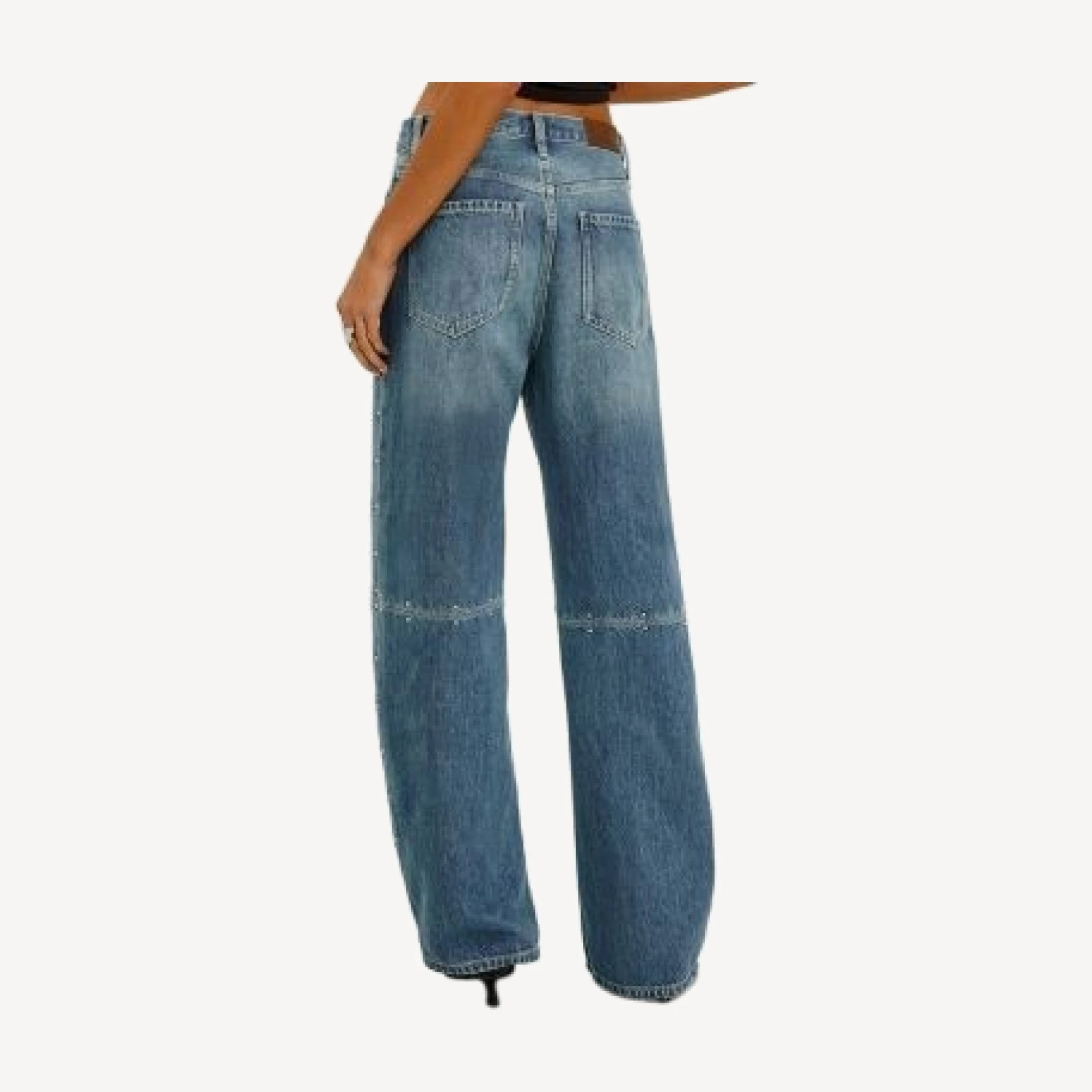 Rails Belmont Cotton High Rise Wide Leg Jeans in Turkish Sea