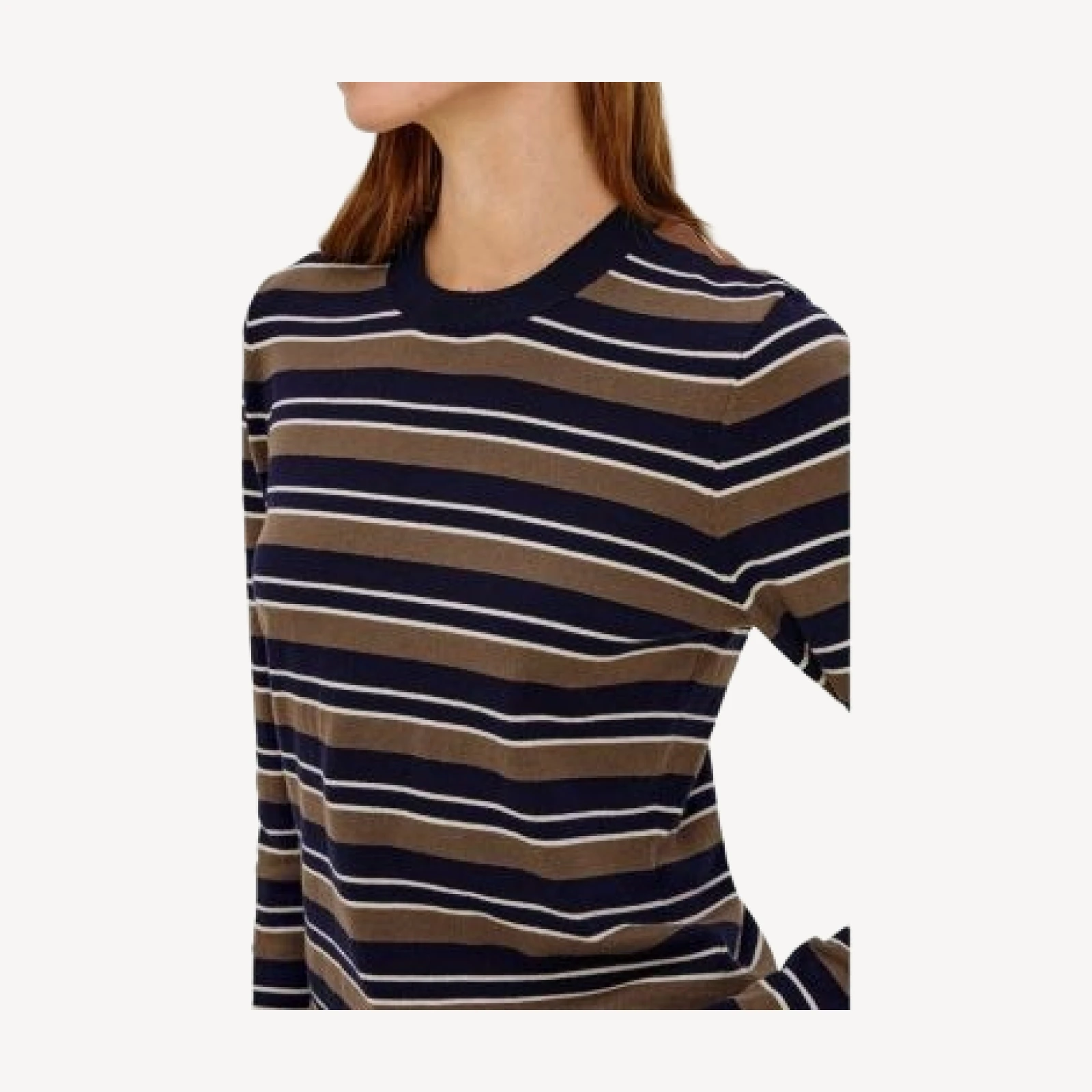 Rails Davie Striped Cotton & Cashmere Crewneck Sweater