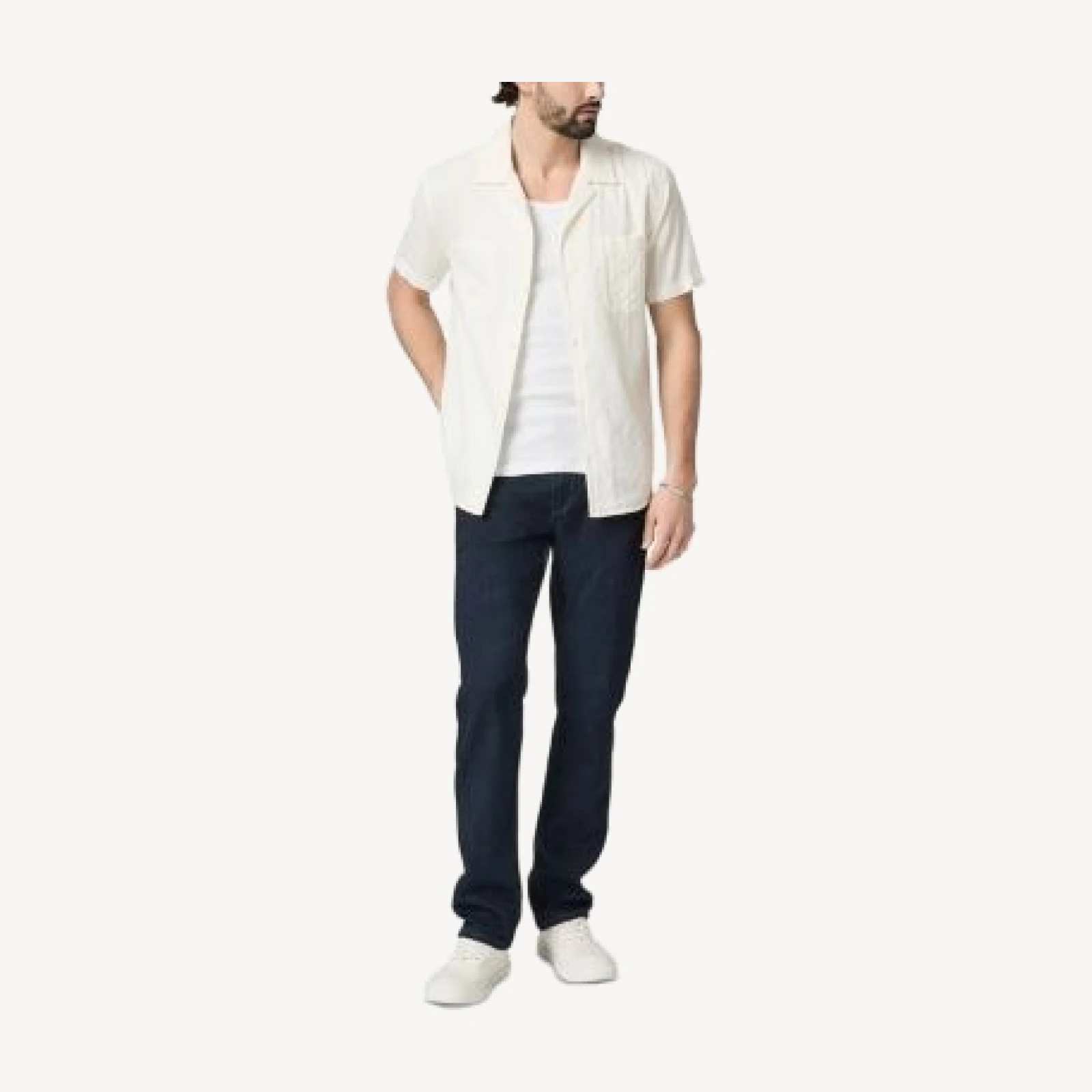 Paige Federal 30 Slim Straight Jeans in Inkwell