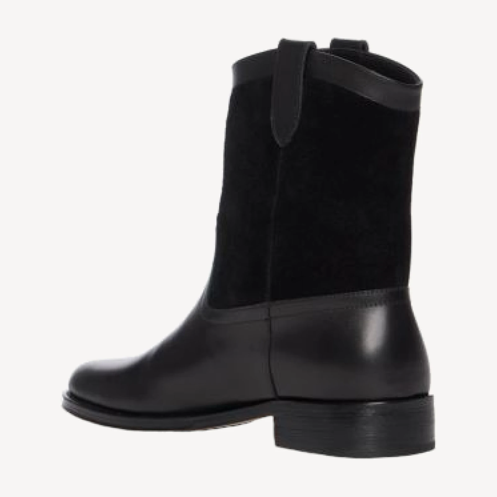 Paige Women's Rye Suede & Leather Mid Calf Boots