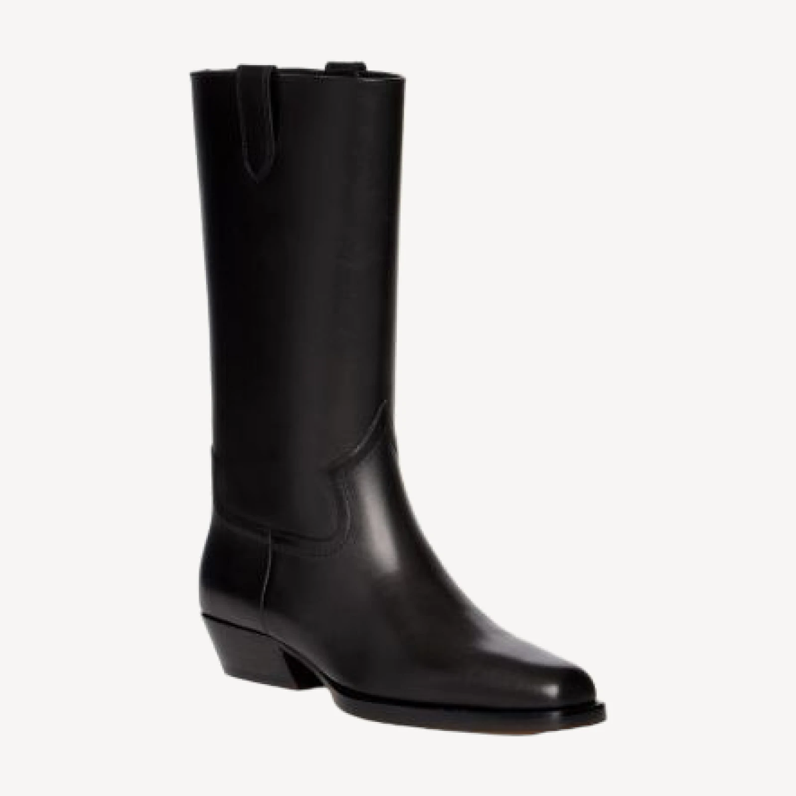 Paige Women's Goldie Leather Mid Calf Boots