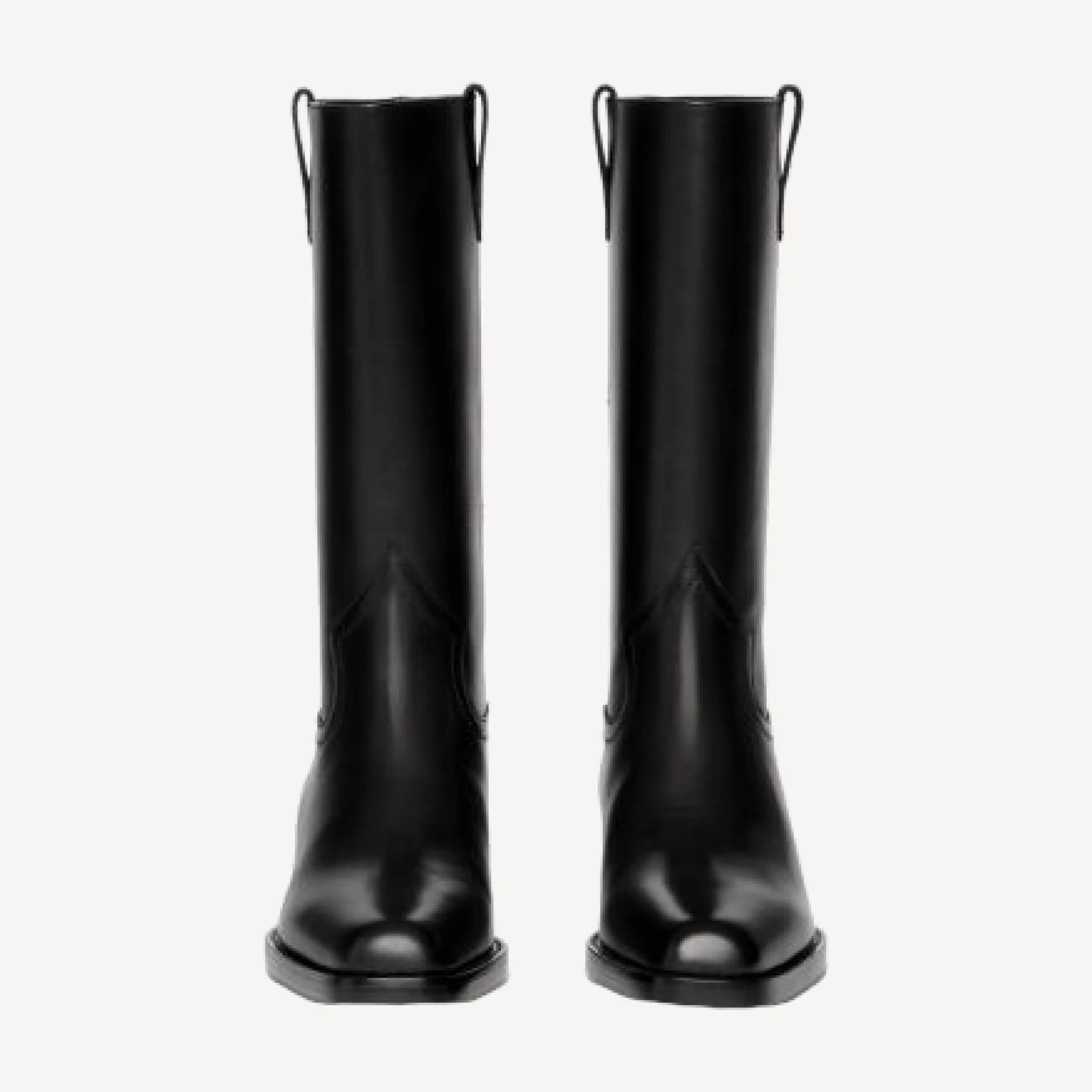 Paige Women's Goldie Leather Mid Calf Boots