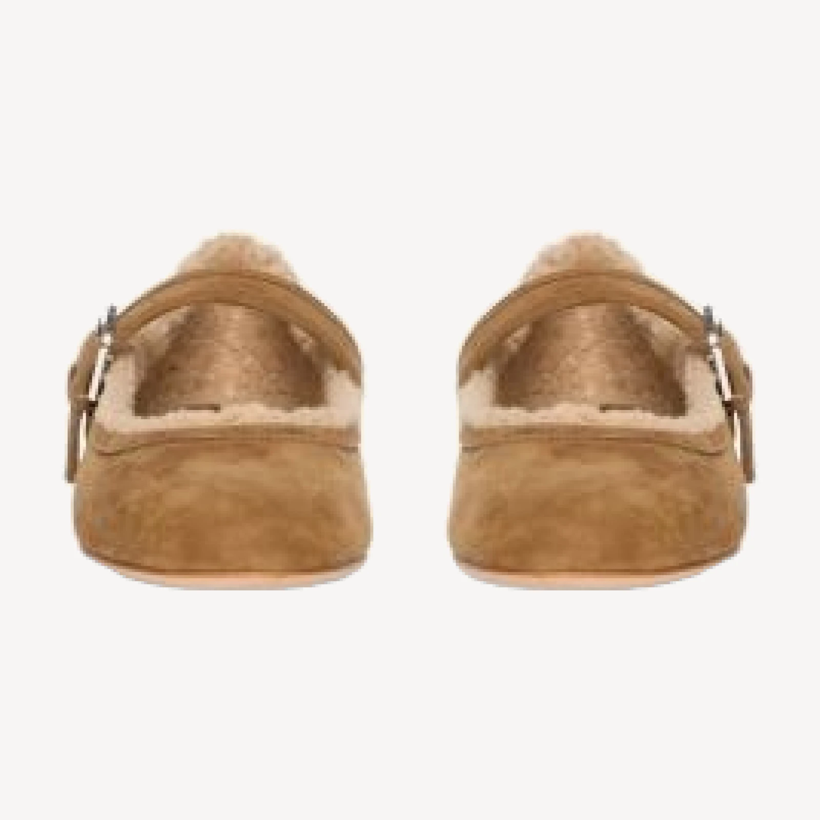 Paige Women's Joelle Suede Faux Shearling Lined Mary Jane Flats