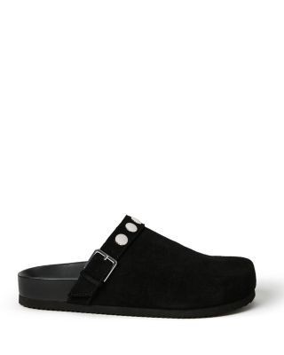 Paige Women's Weaver Suede Studded Mules