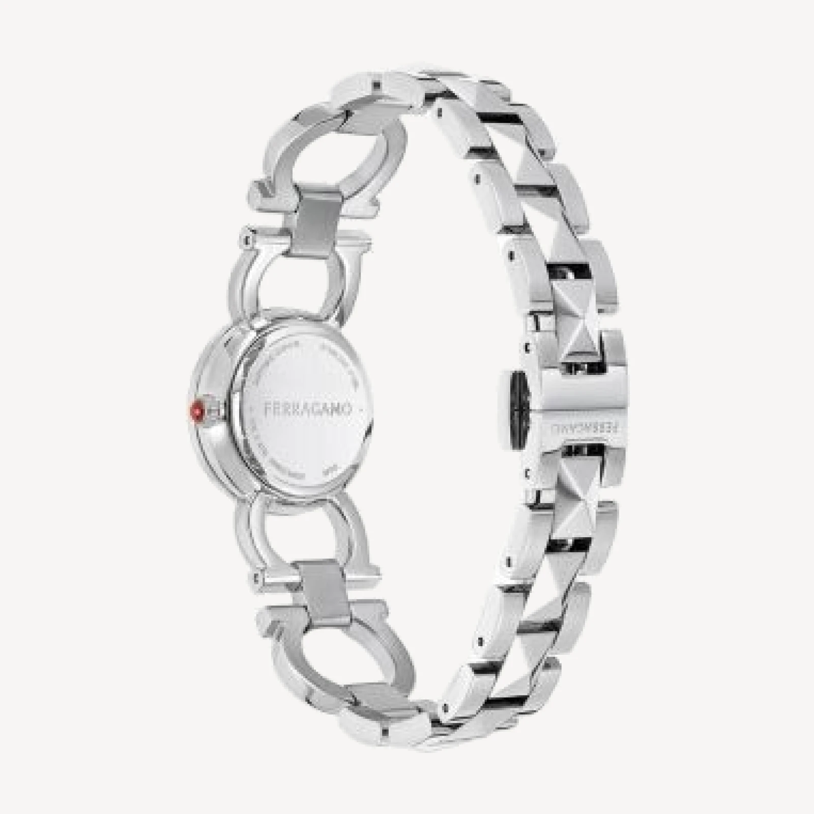 Ferragamo Double Gancini Stud Watch, 25mm