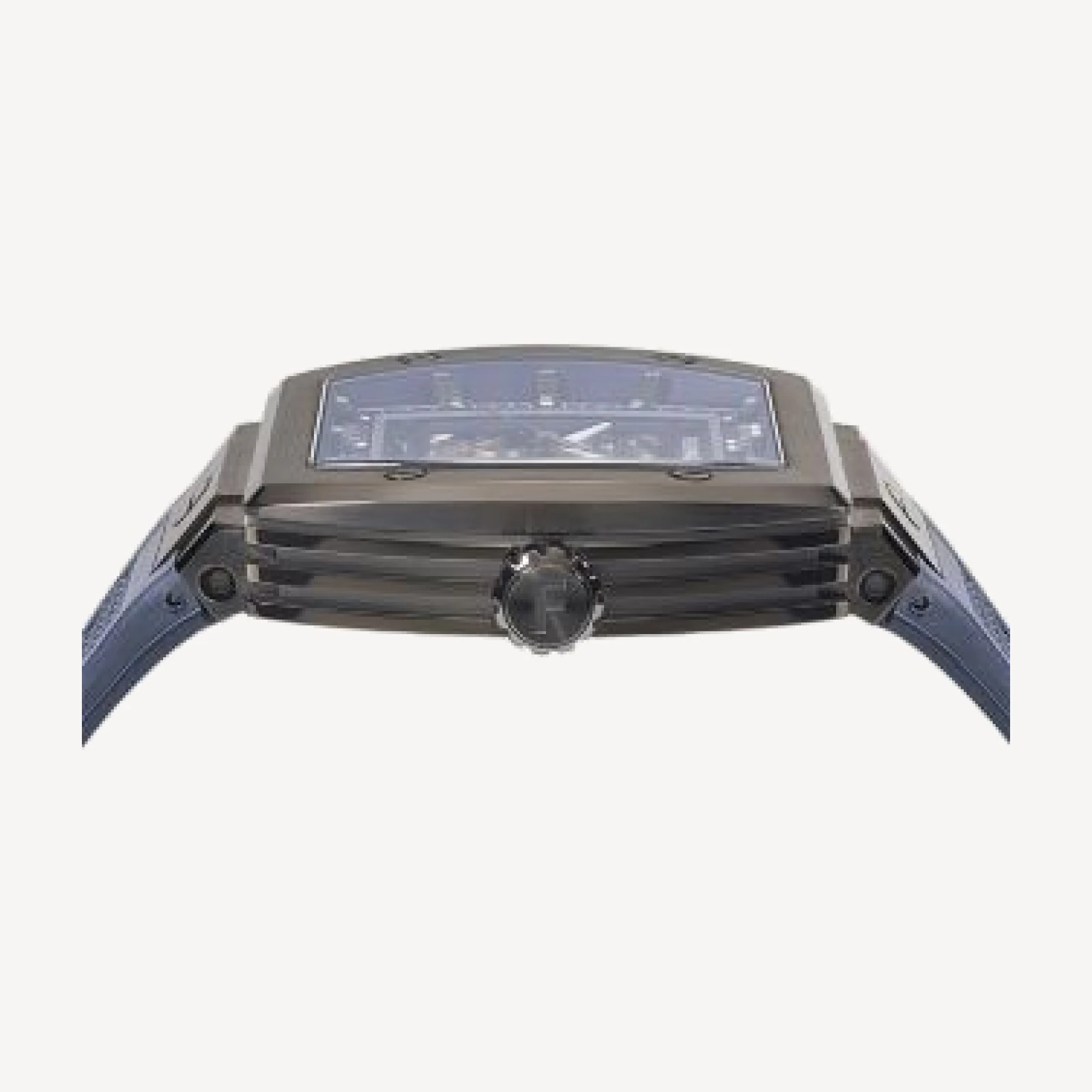 Ferragamo F-80 Tonneau Skeleton Watch, 42mm