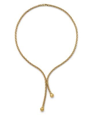 Bloomingdale's Fine Collection Lariat Necklace in 14K Yellow Gold