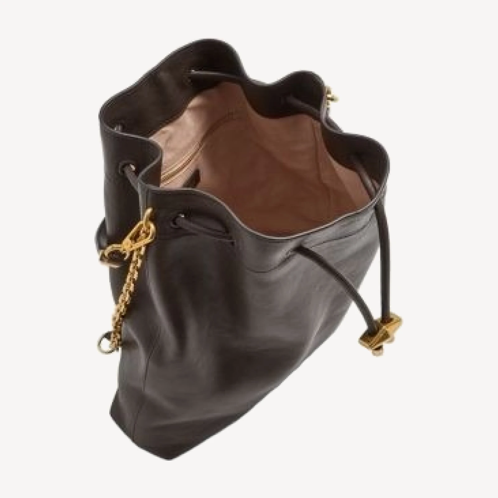 Jimmy Choo Cinch Leather Bucket Bag