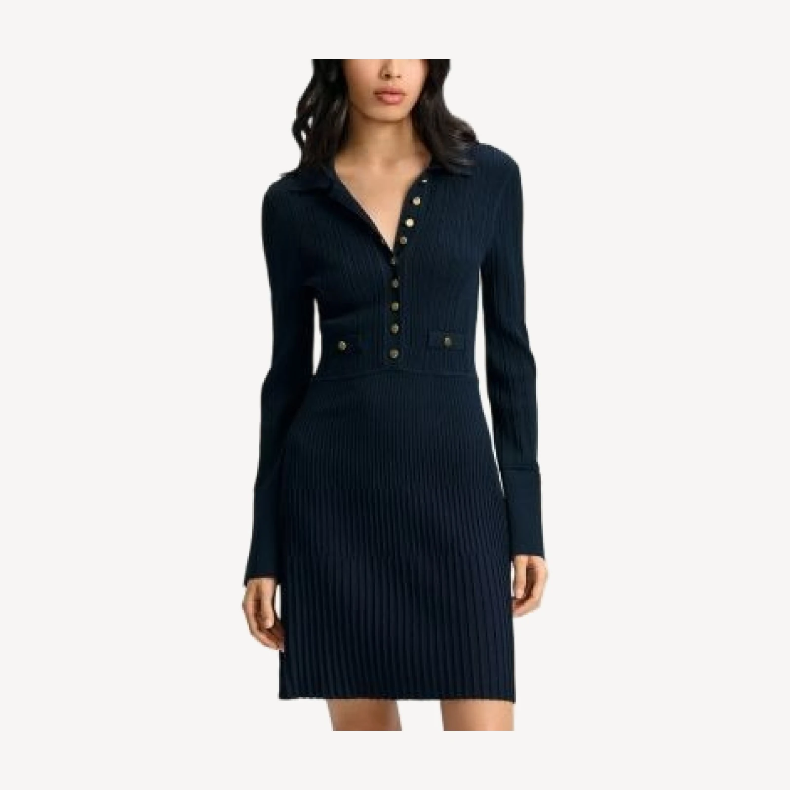 Veronica Beard Slim Sleeve Lauper Dress