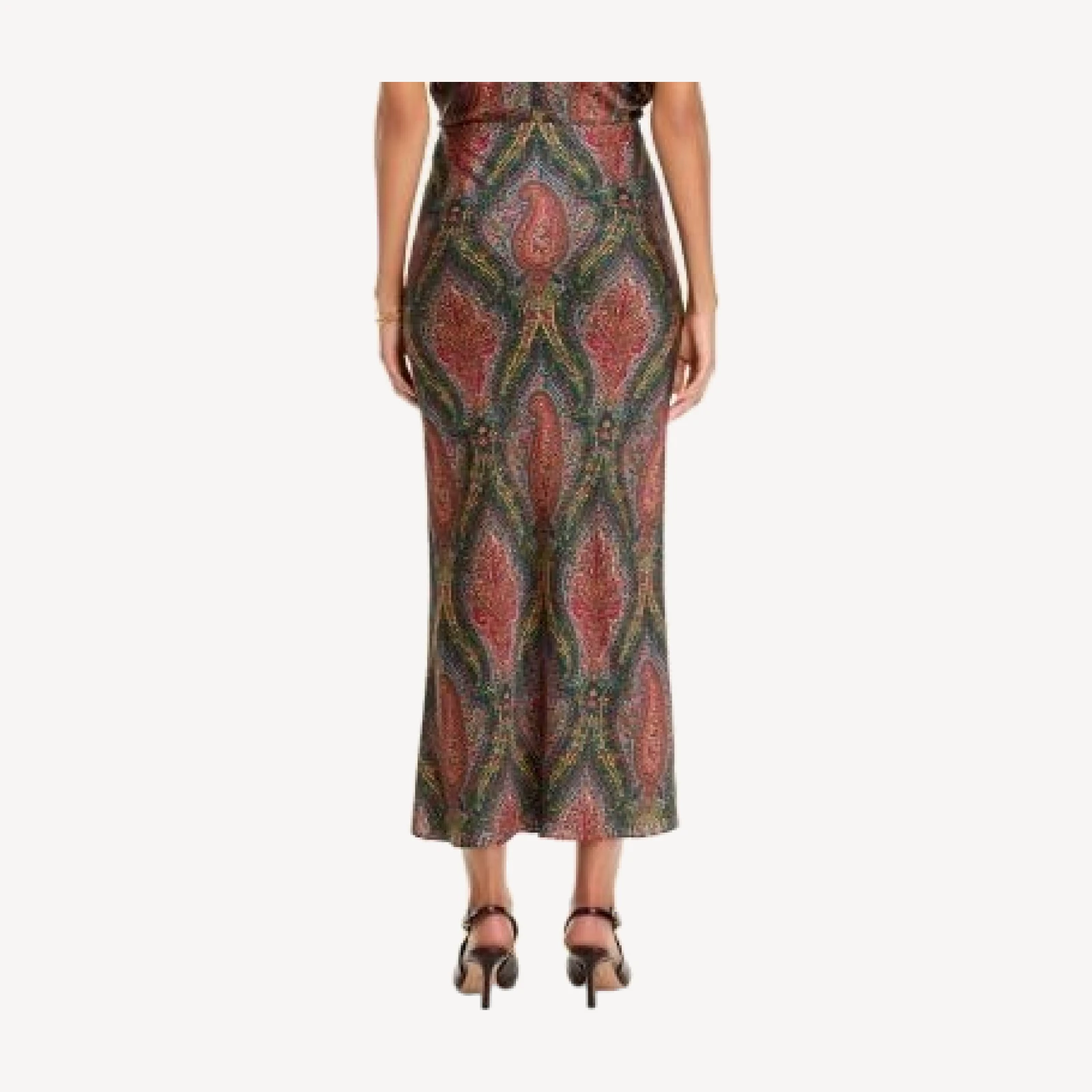 Veronica Beard Clover High Waisted Midi Skirt