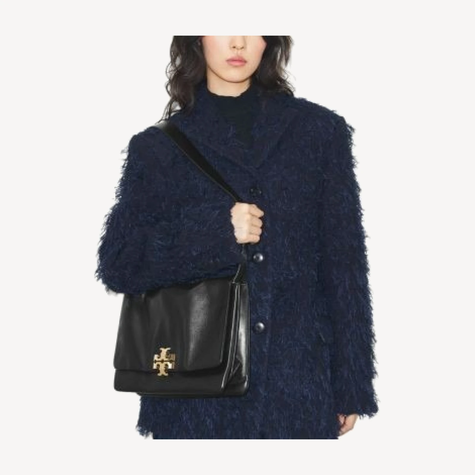 Tory Burch Kira Soft Leather Large Shoulder Bag