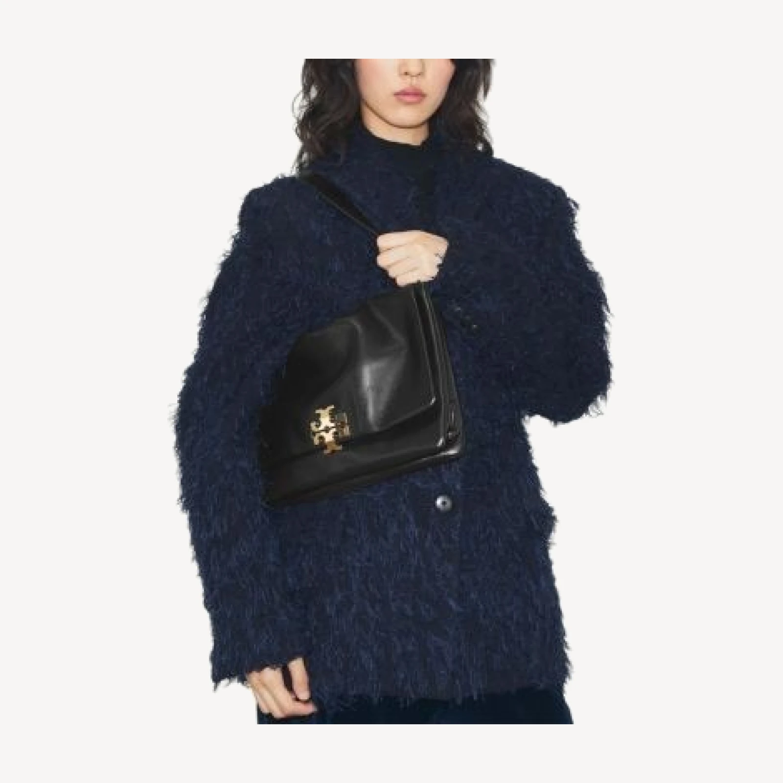 Tory Burch Kira Soft Leather Large Shoulder Bag