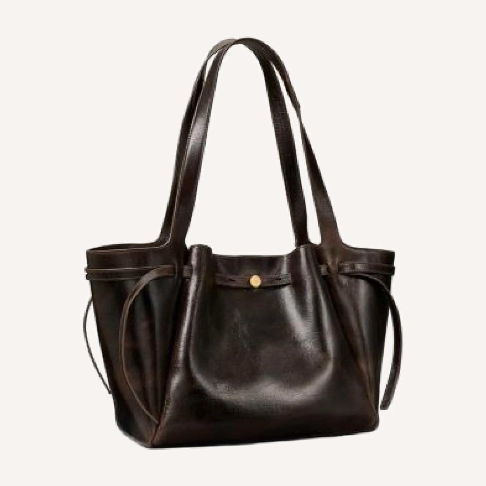 Tory Burch Romy Distressed Waxed Tote