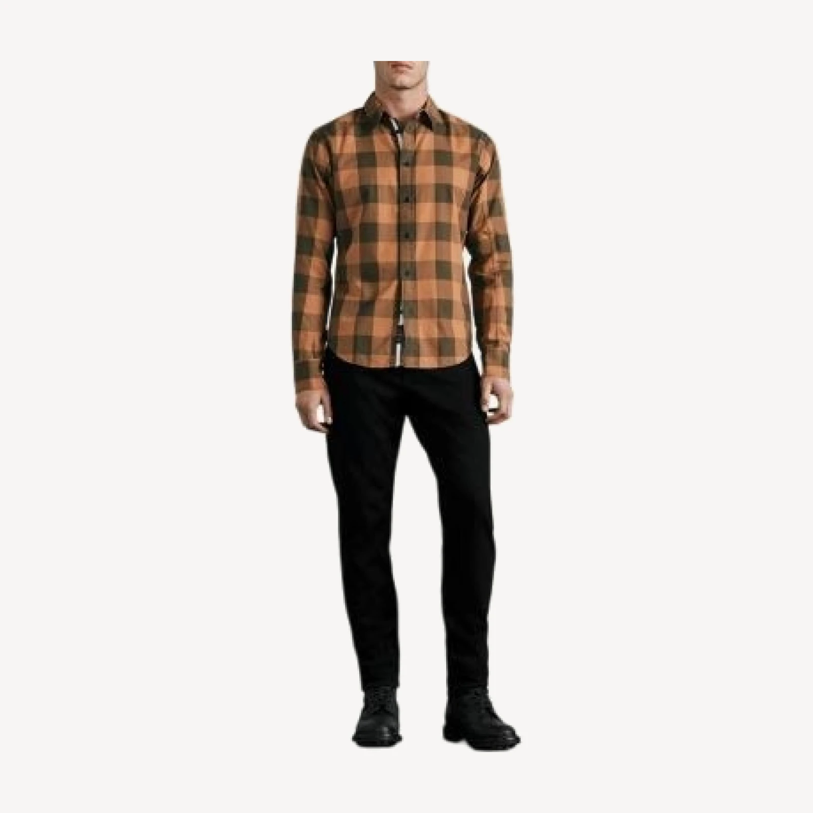 rag & bone Fit 2 Authentic Stretch Slim Fit Jeans in Black