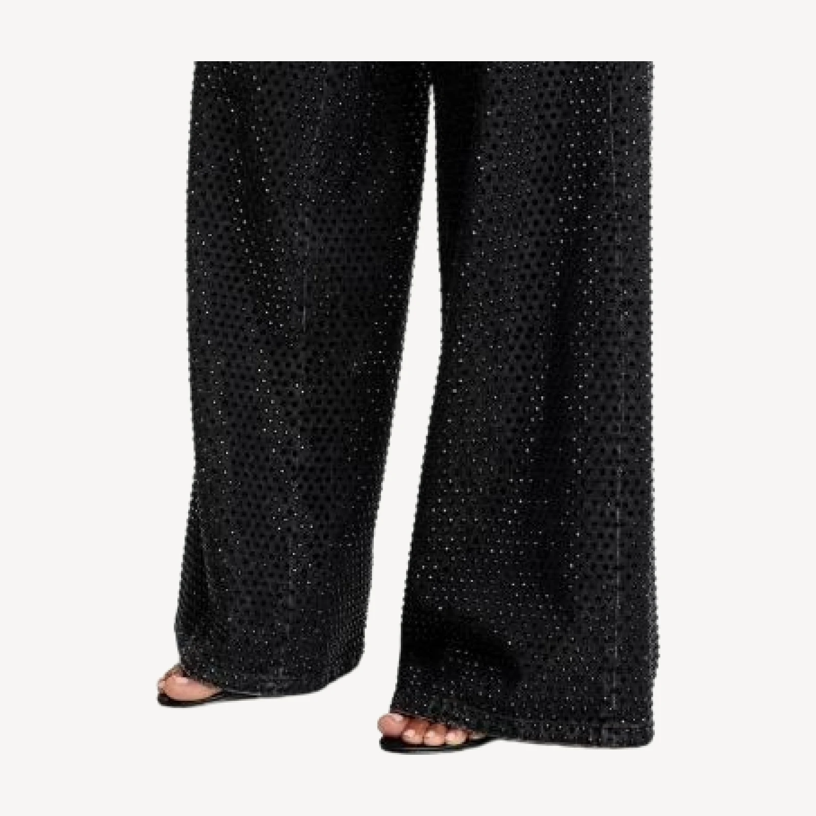 Alice and Olivia Trish Baggy Jeans in Maya Charcoal Black