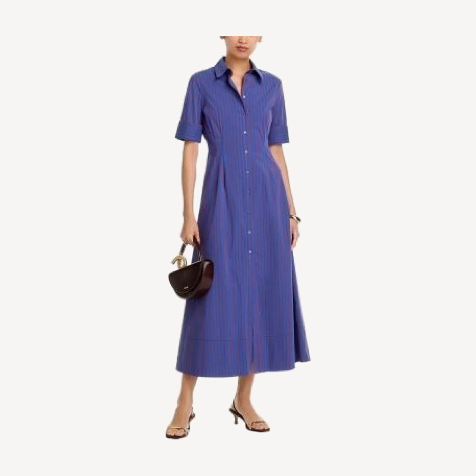 Staud Joan Striped Dress