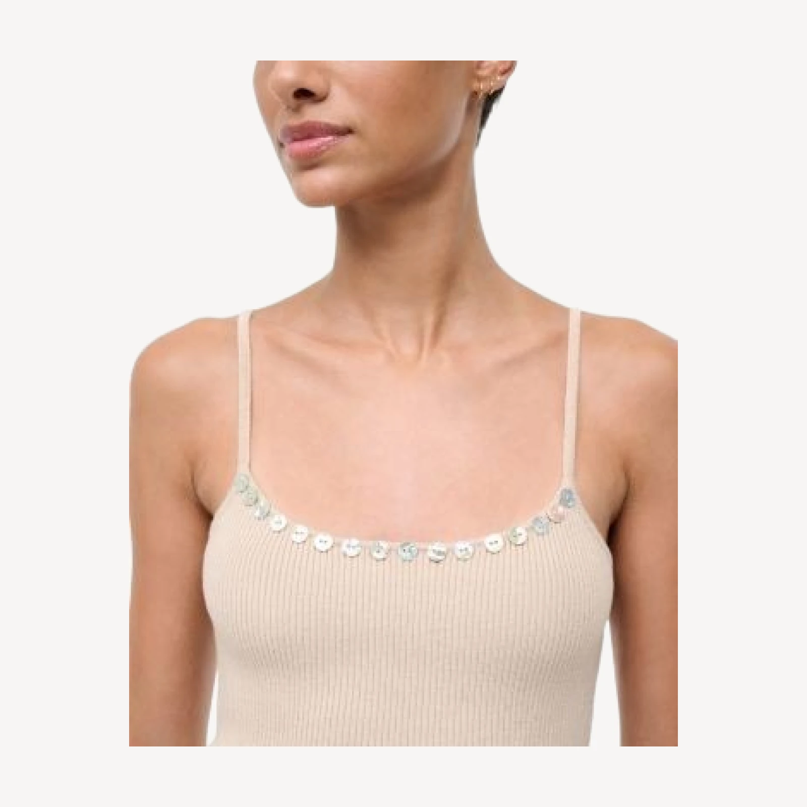 Staud Soleil Embellished Tank