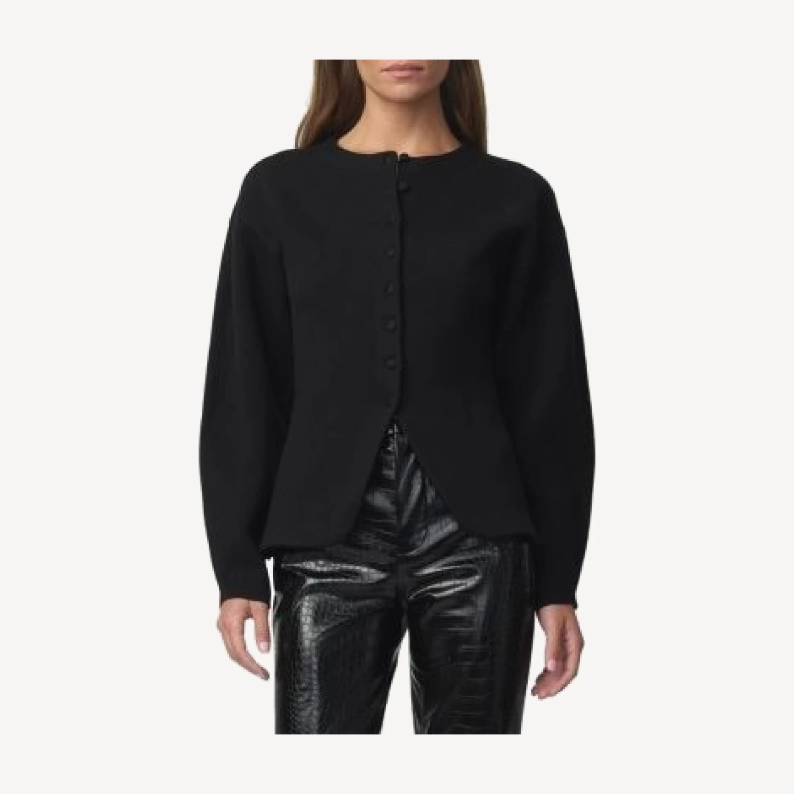 Joe's Jeans The Emelie Barrel Crewneck Cardigan