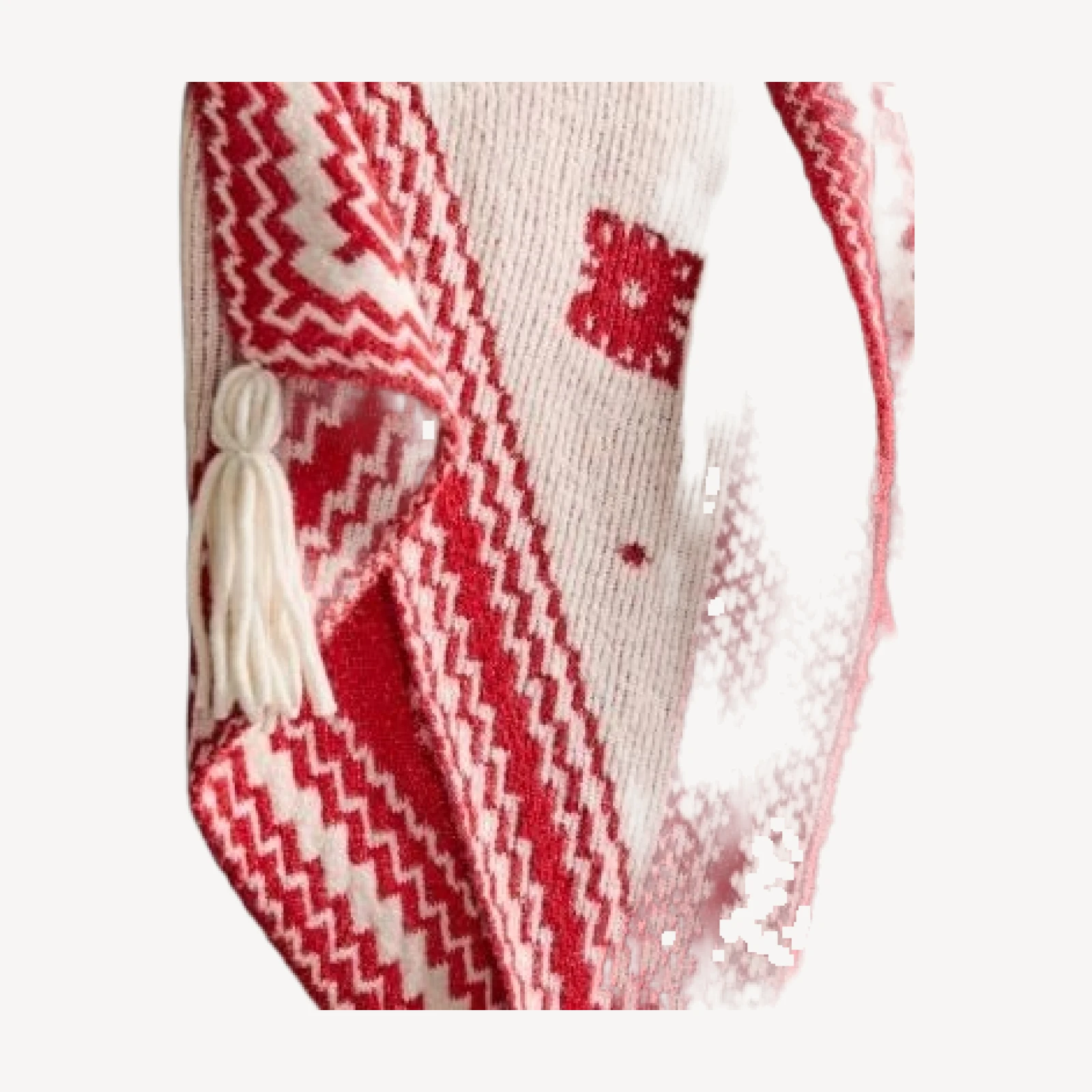 Free People Over The Coat Fair Isle Shawl