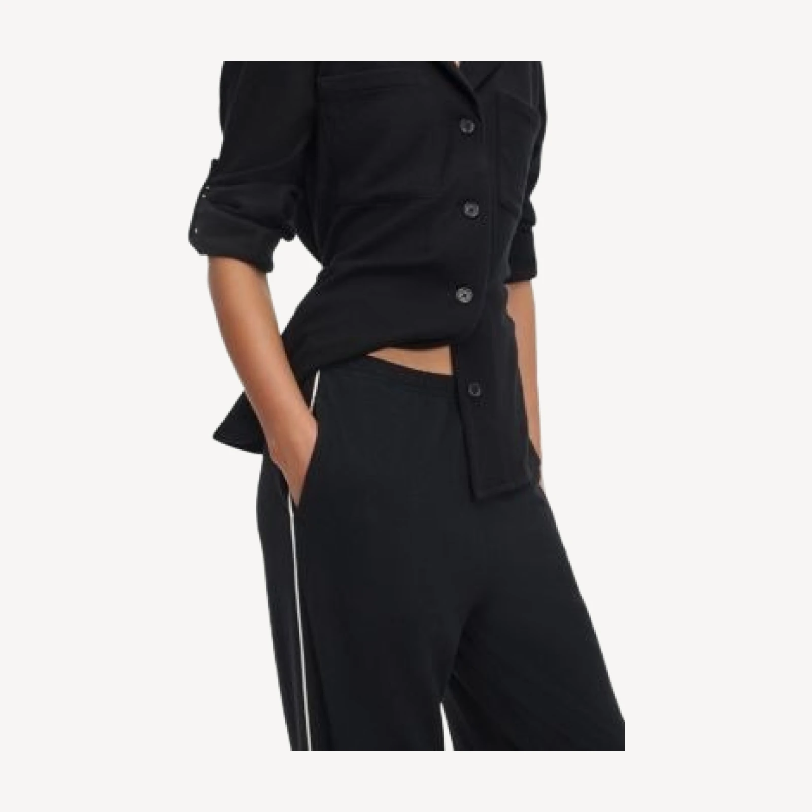 rag & bone The Knit Brushed Wide Leg Pants