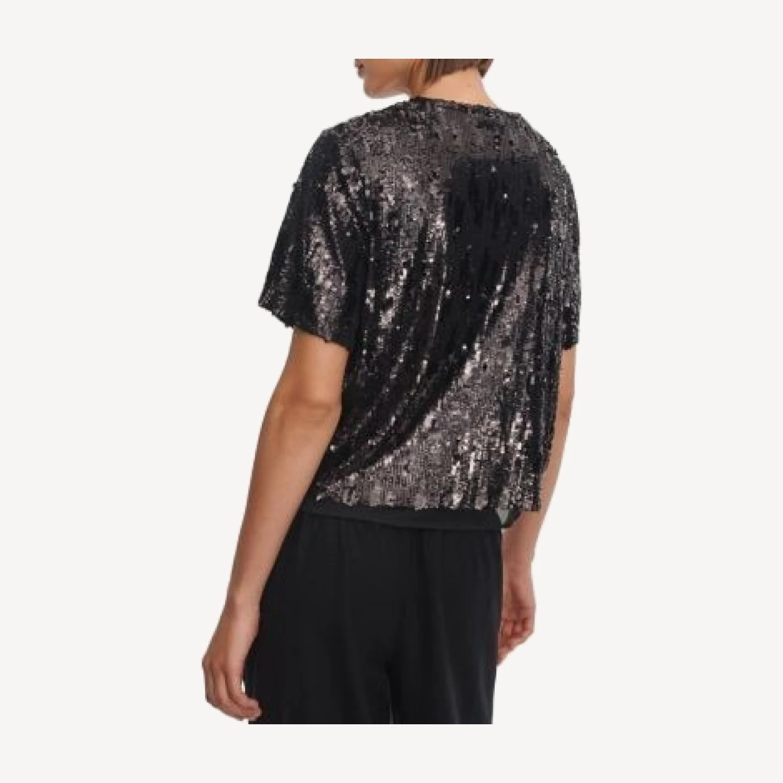 rag & bone Cher Sequin Short Sleeve Tee